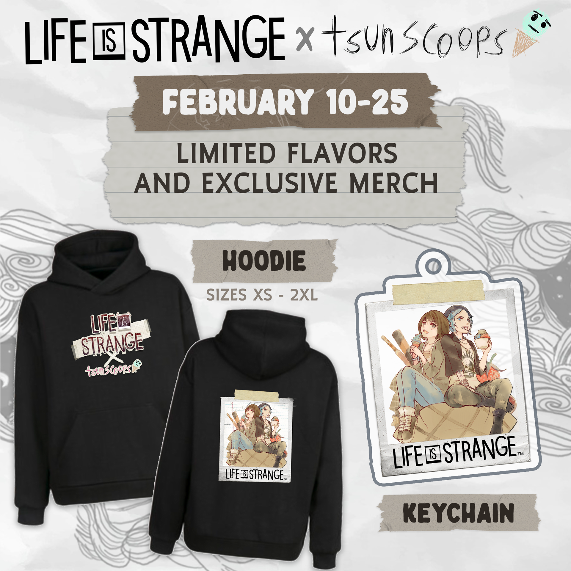 Apparel & Merchandise Design for Life is Strange [SQUARE ENIX]