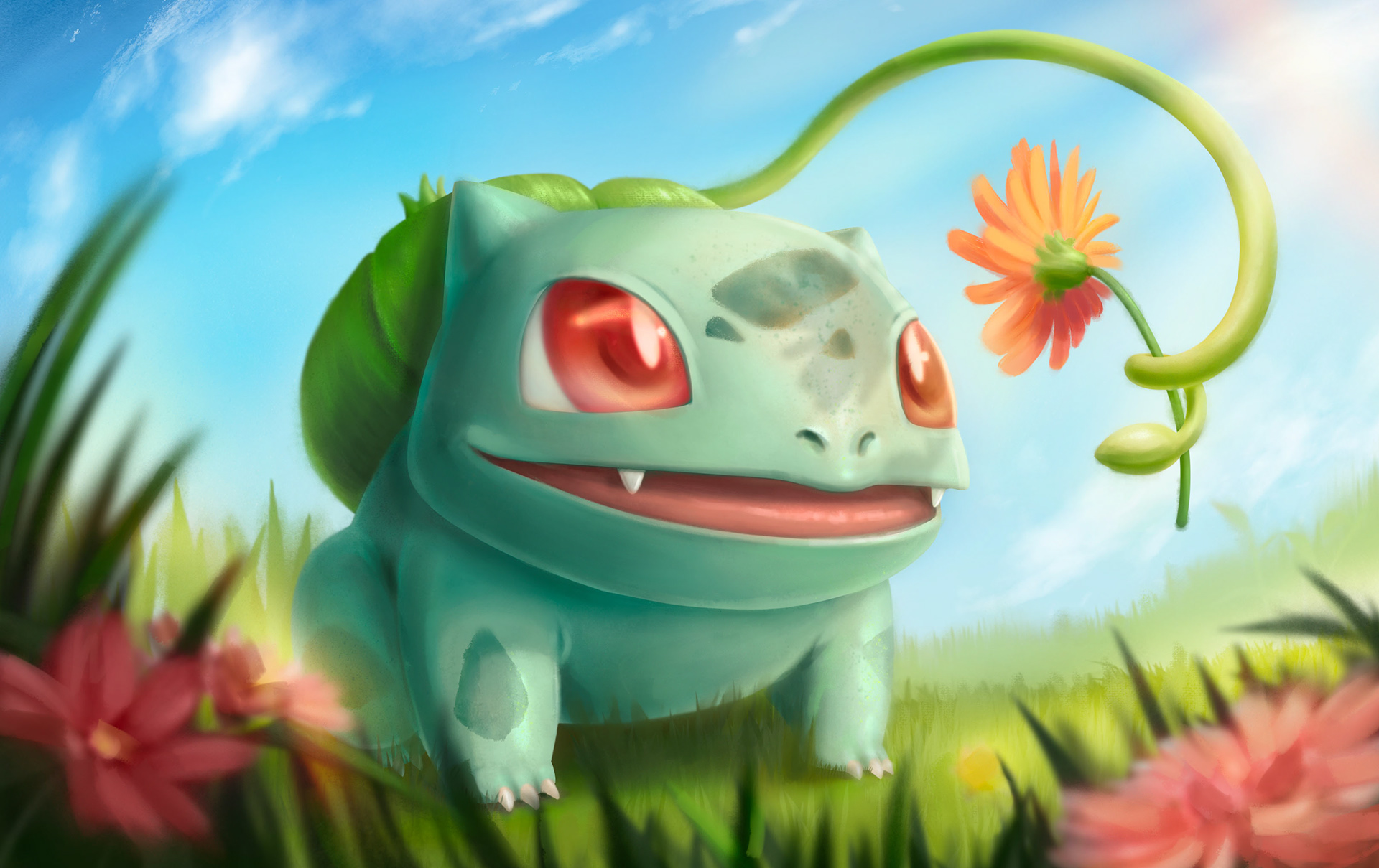 "Bulbasaur" Photoshop - Digital Painting, 2024