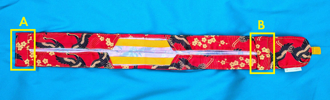 1. Snap the bag straight by pulling the ends.