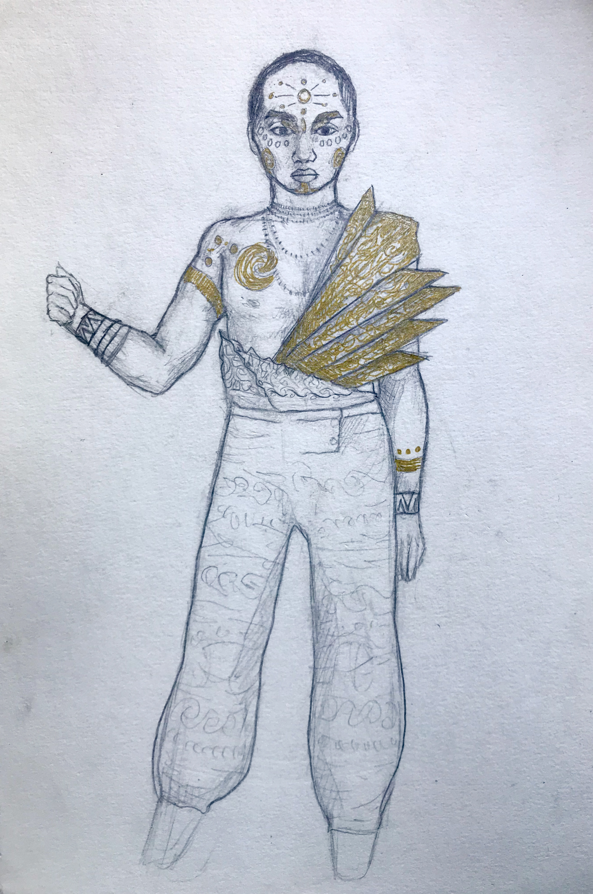 Final design for Sun character