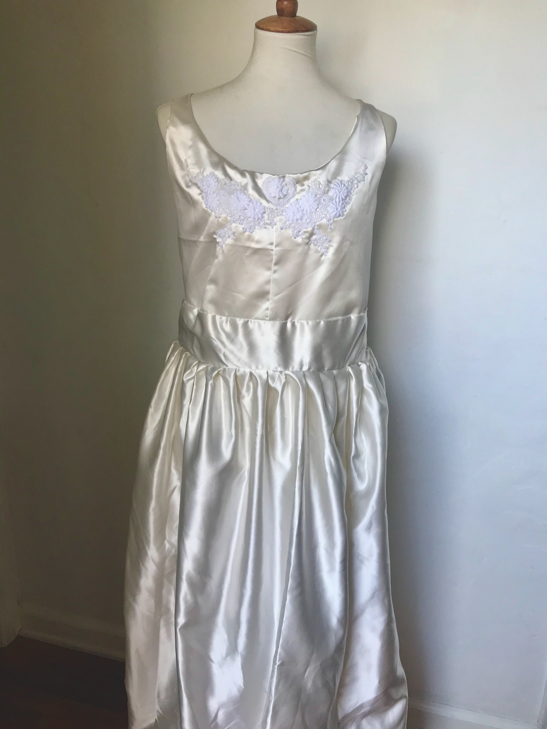 Front view of the dress