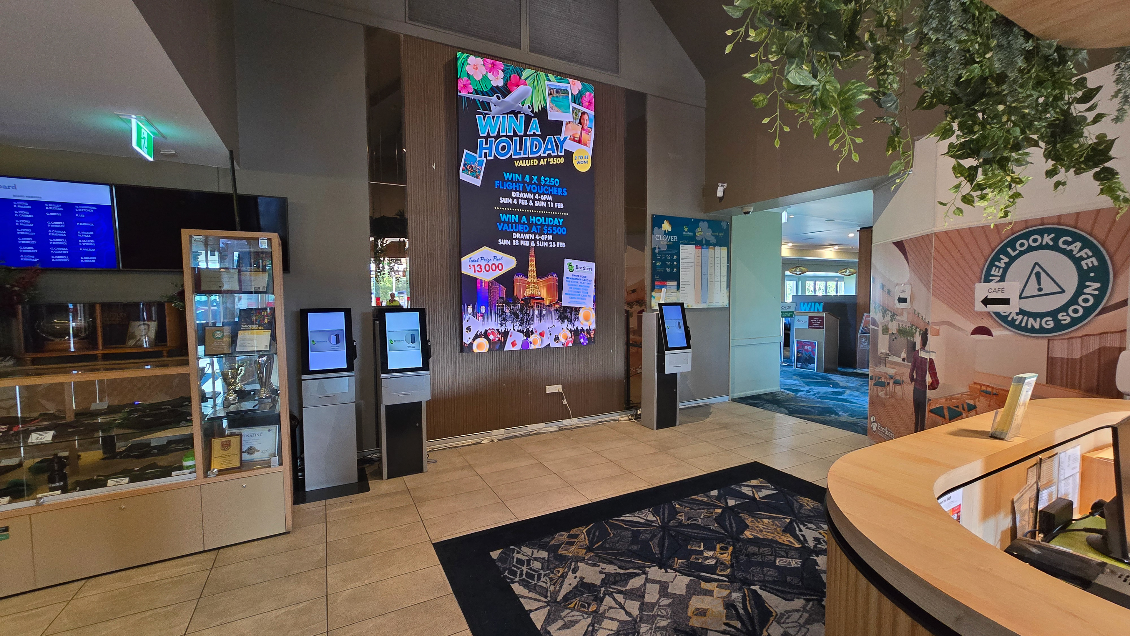 Brother Leagues Club Townsville | 2.5mm, 1.6mW x 3.08mH