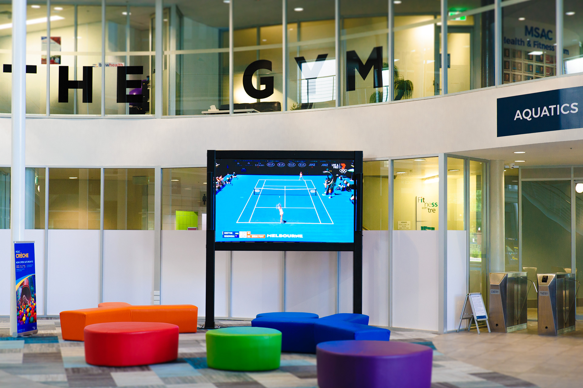 Melbourne Sports & Aquatic Centre | 3mm, 2.4mW x 1.44mH