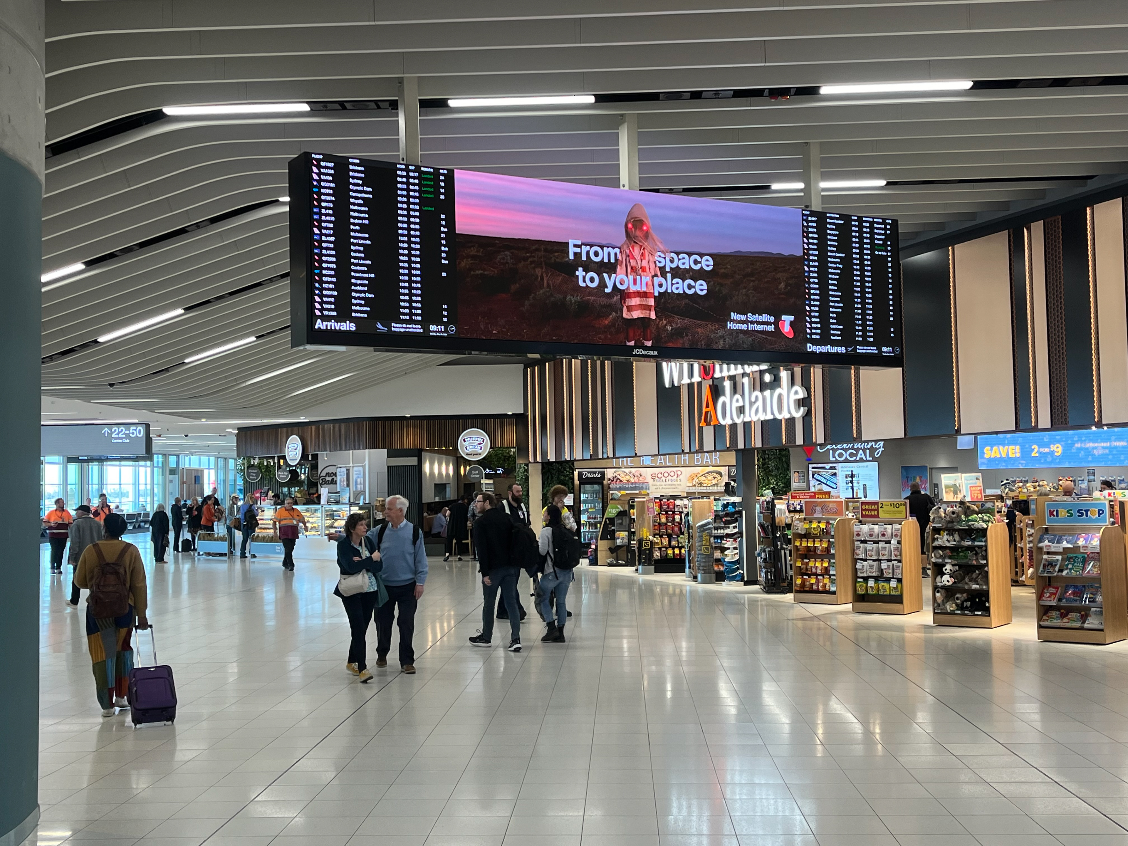 JCDecaux Adelaide Airport (Concourse Fids #1) | 1.5mm, 6mW x 1.35mH