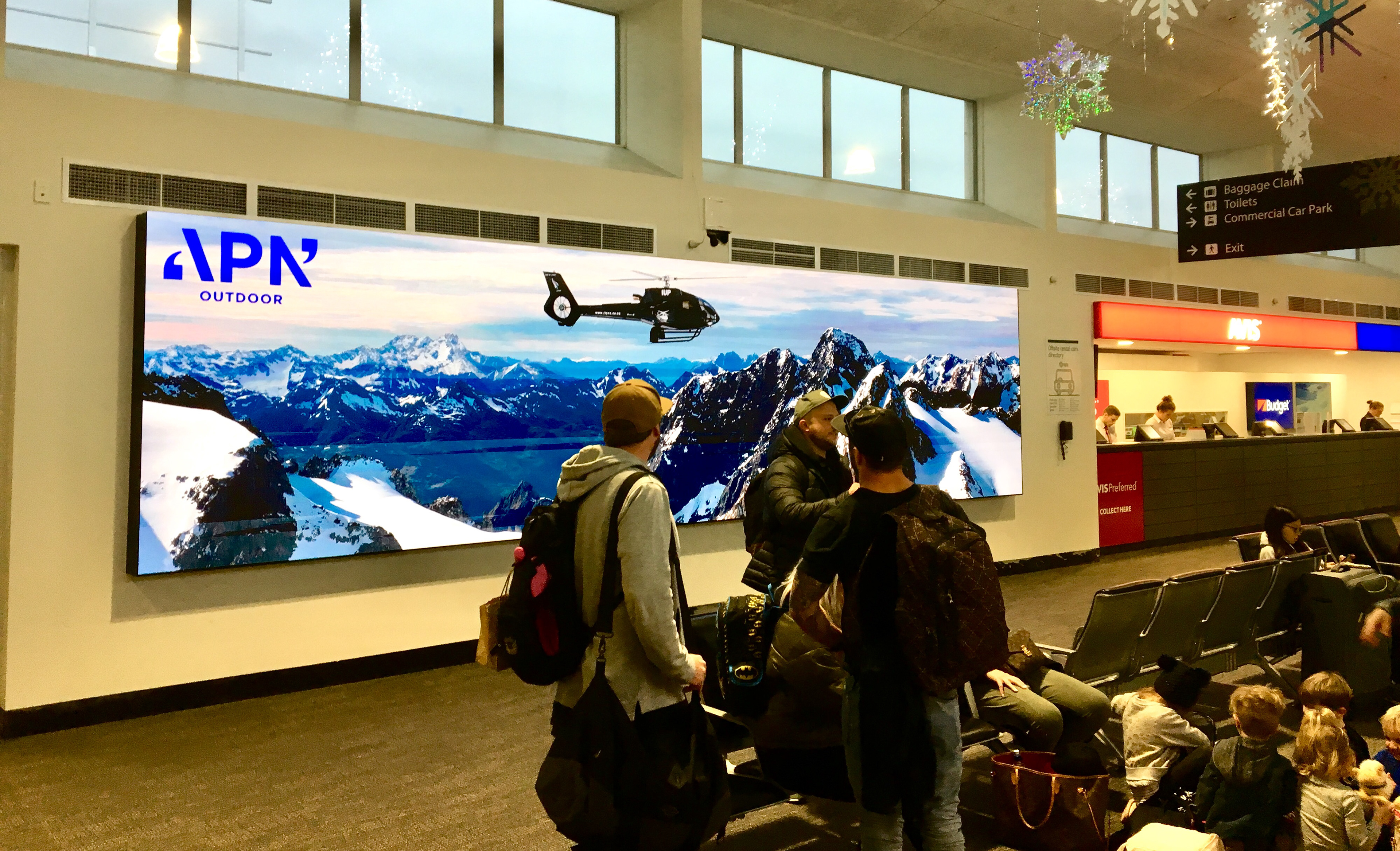 JCDecaux Queenstown Airport | 2.6mm, 6mW x 2mH