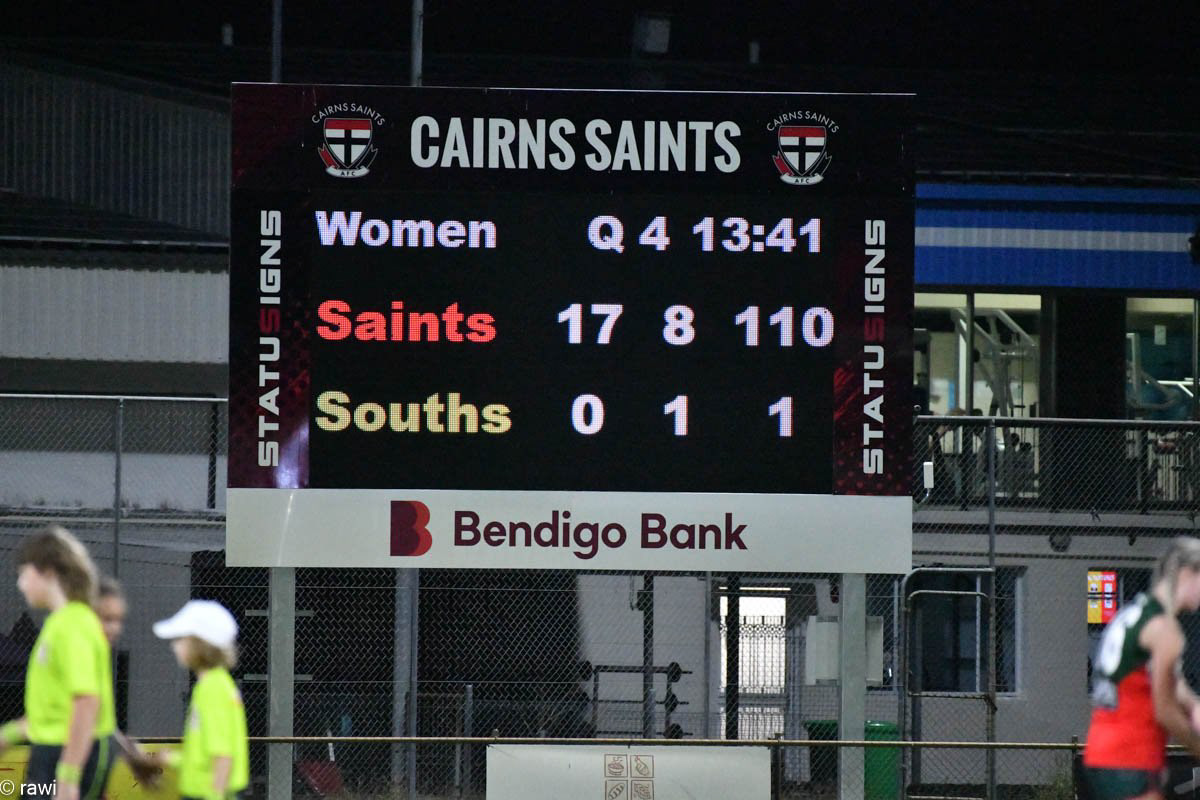 Cairns Saints | 16mm 4.608mW x 2.56mH