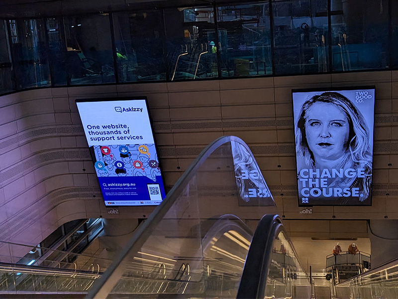 oOh!media Sydney Metro Martin Place