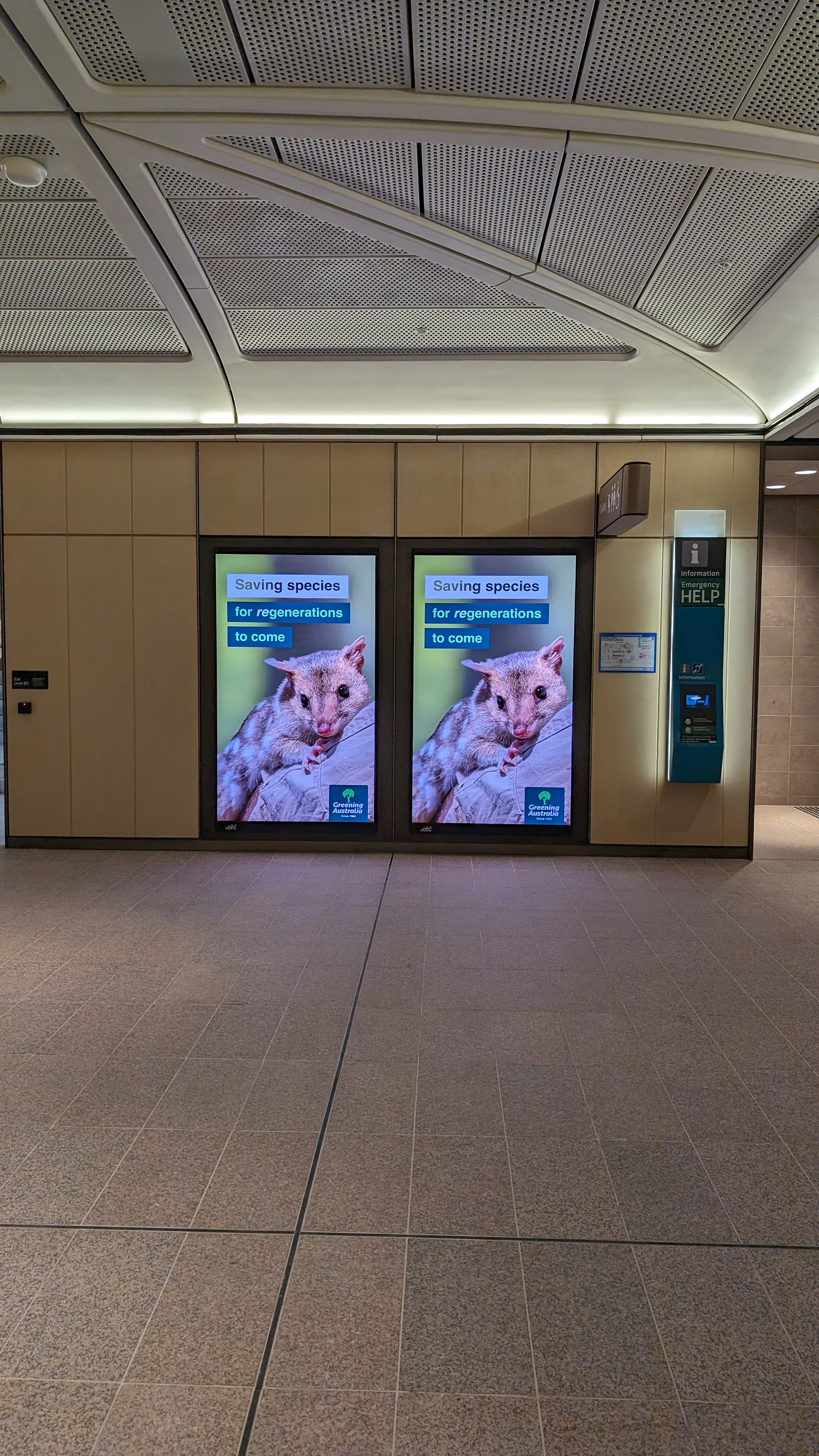 oOh!media Sydney Metro Martin Place