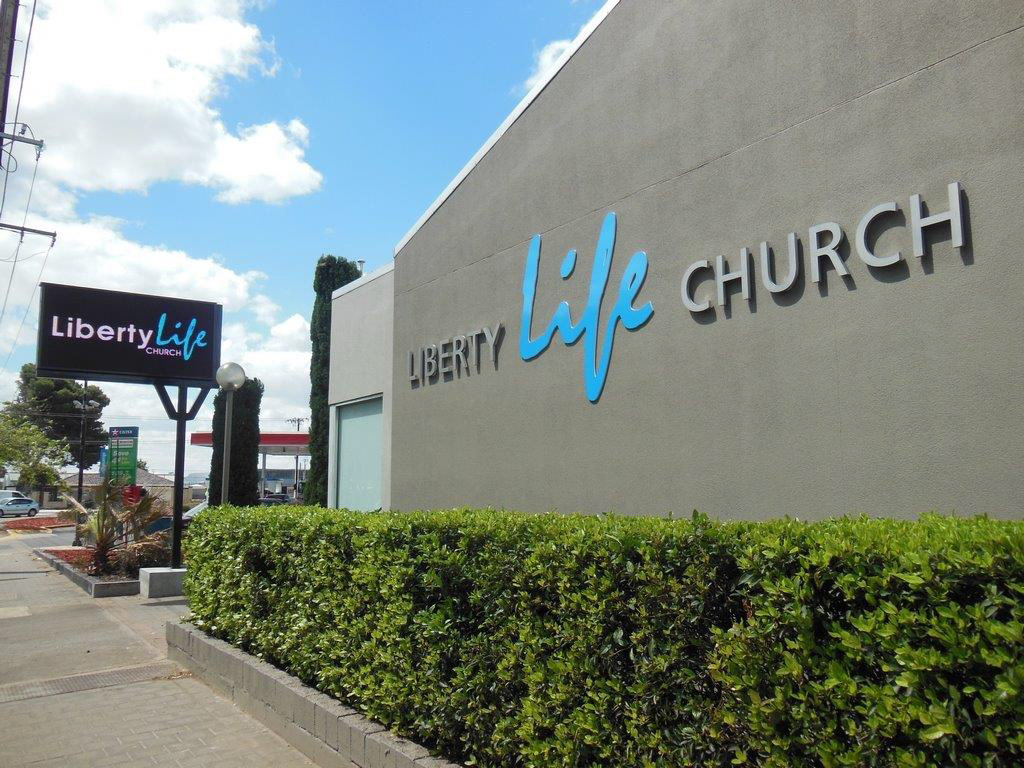 Liberty Life Church | 16v8mm 3.28mW x 1.28mH