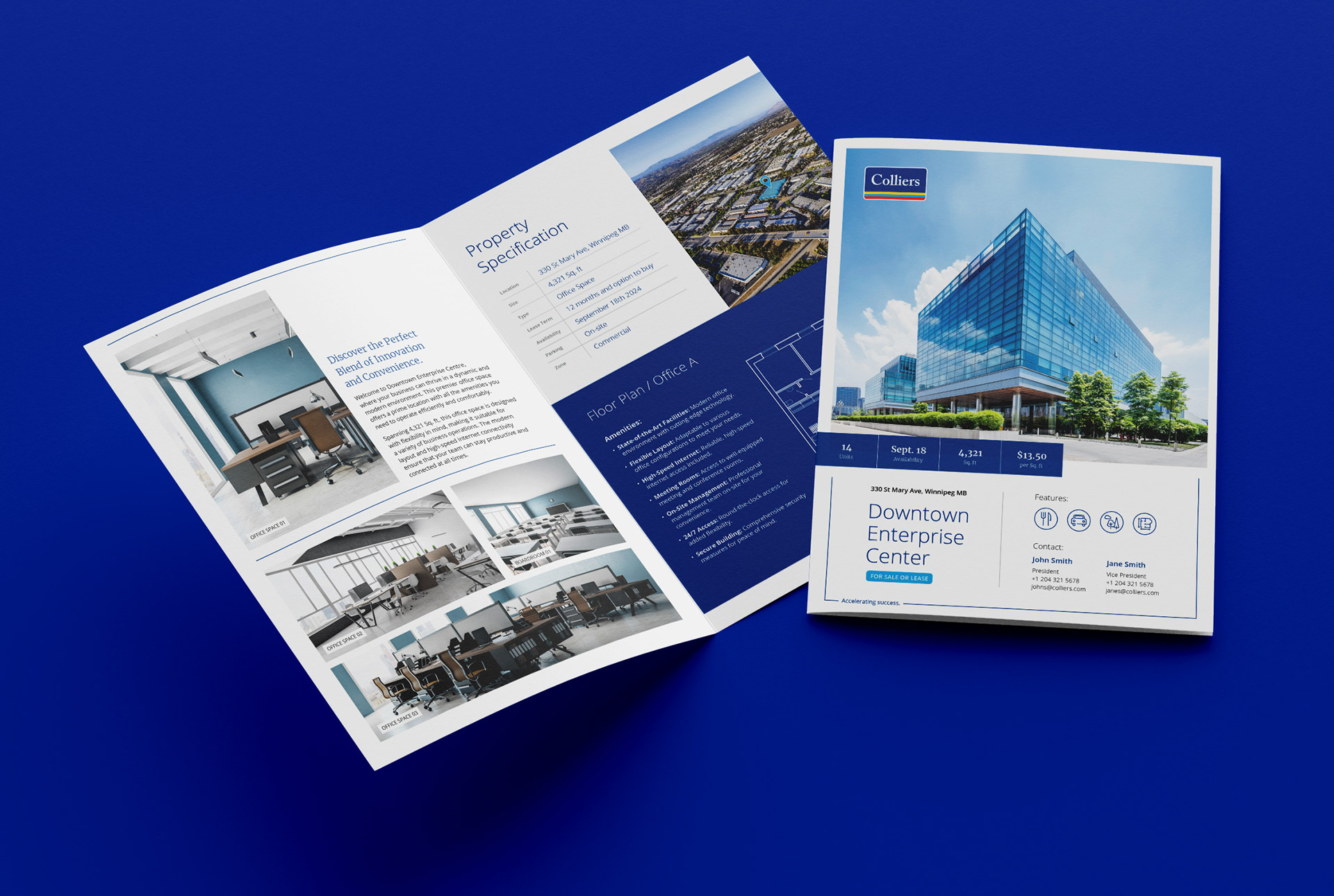 Colliers | Brochure Mockup