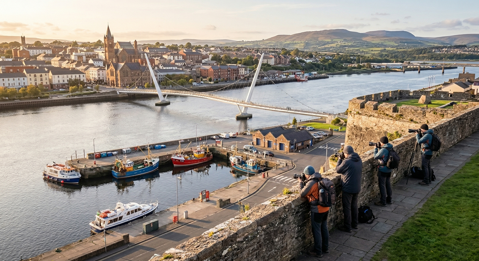Derry Peace Bridge Fotowyprawa Uchorczak Irlandia