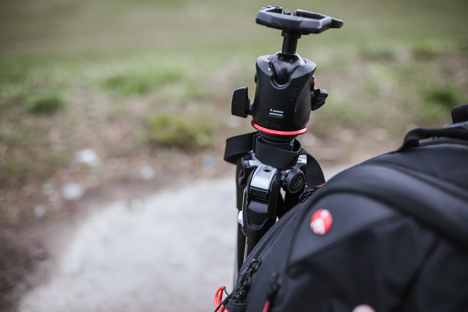 Przypięty statyw Manfrotto BeFree GT
