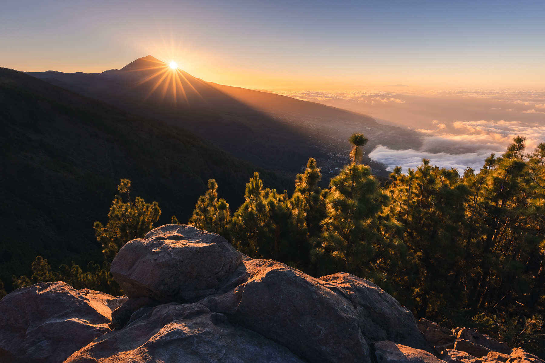 Widok na Teide- Zachód Słońca- Warsztaty foto