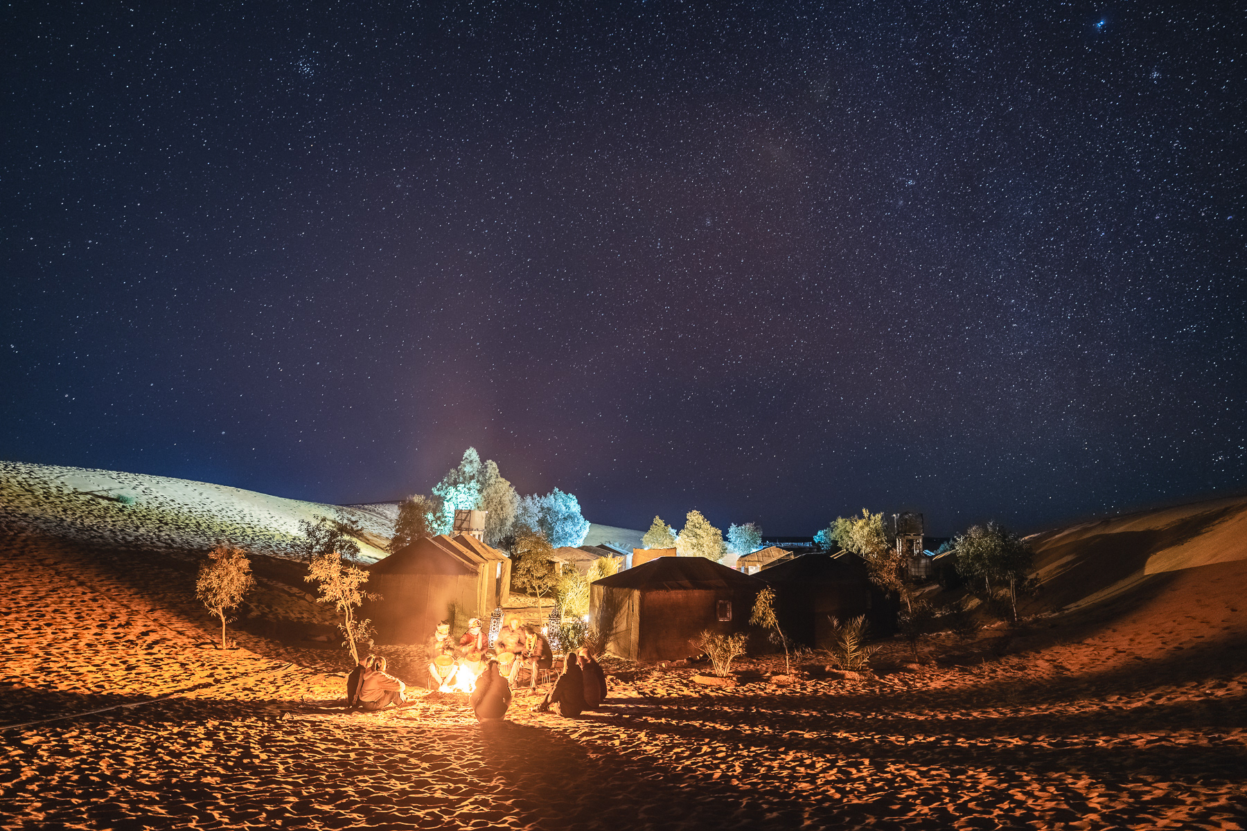 Zdjęcie nocne Canon RF 24mm F1.4L VCM astrofotografia f/1.4