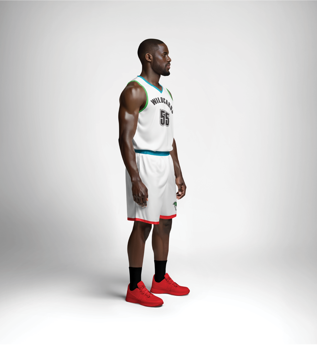 Away Jersey Side View