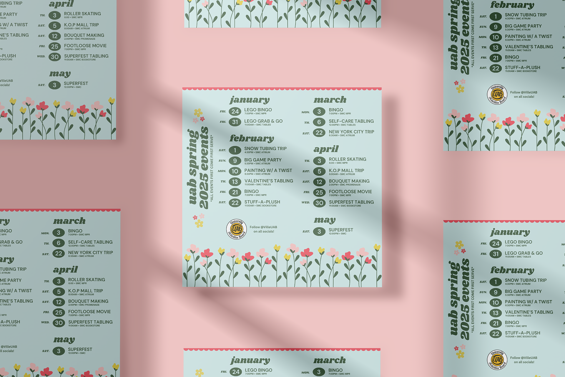 Spring 2025 Event Calendar