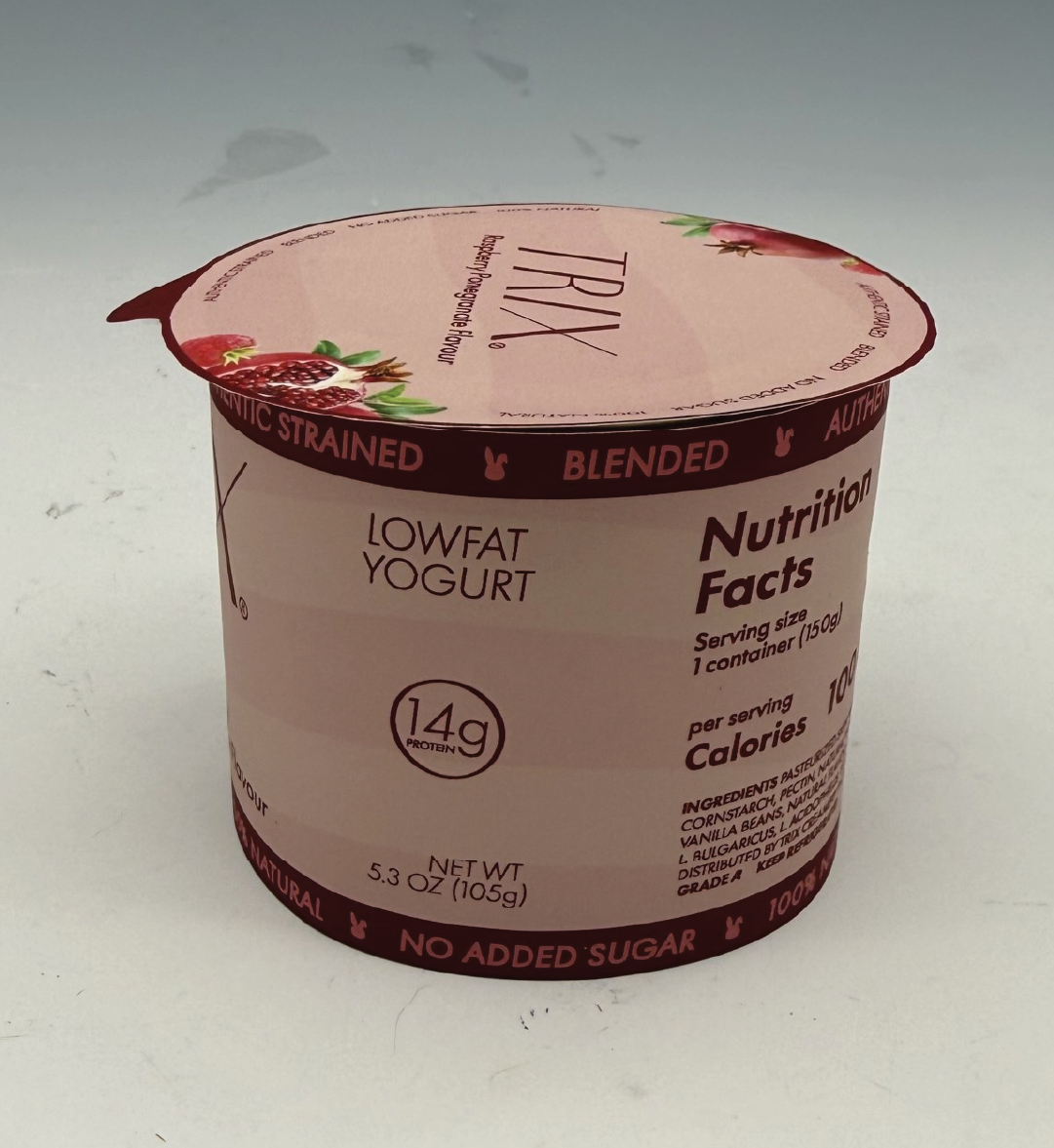 Raspberry Pomegranate Flavour Yogurt Photo 2