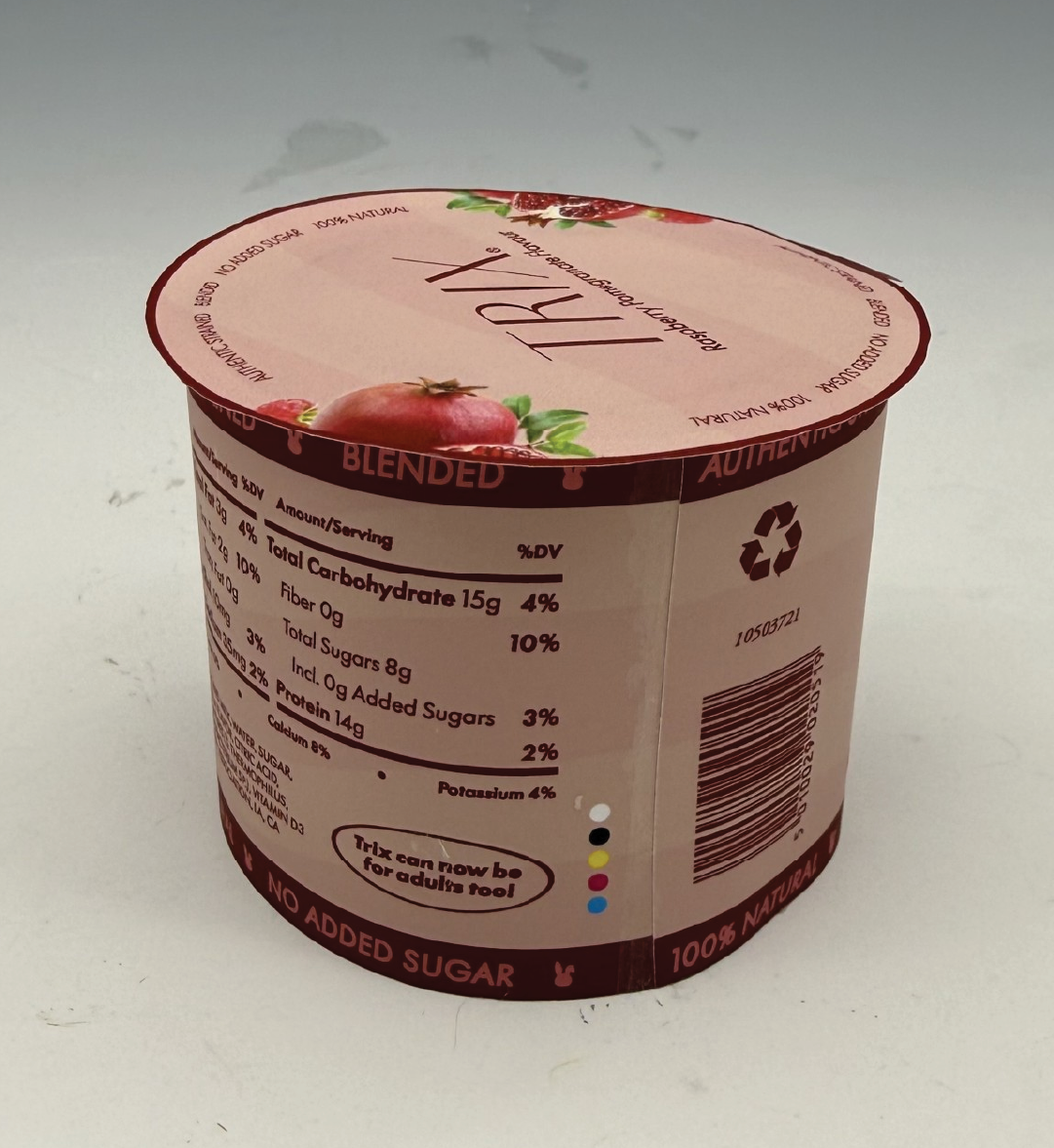 Raspberry Pomegranate Flavour Yogurt Photo 3