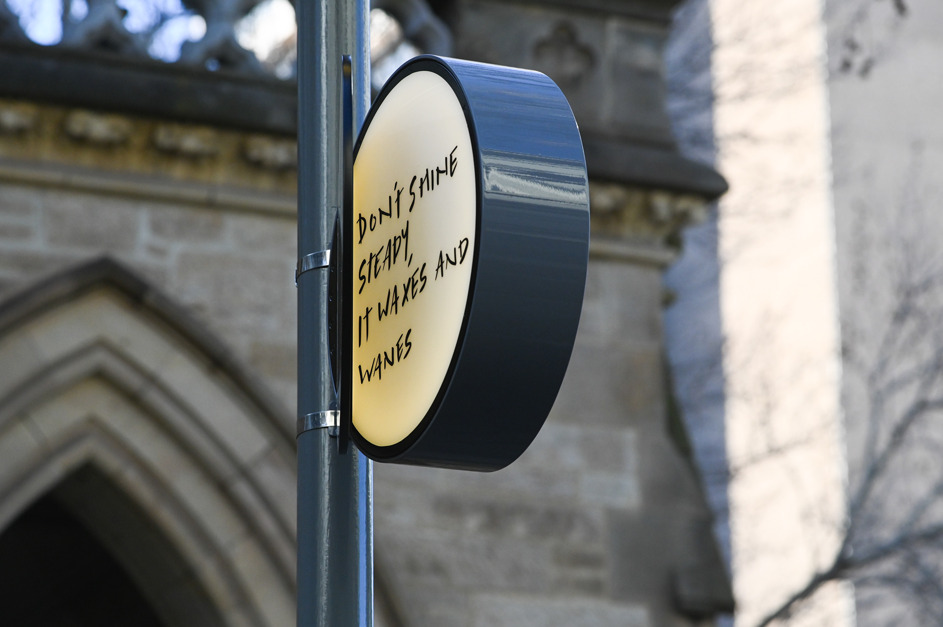 Heidi Kenyon, The Street of Love, 2022. Paul Kelly Lane public artwork commissioned by City of Adelaide, City of Music Laneways. Fabricated by Iguana Creative. Photography by Catherine Leo.