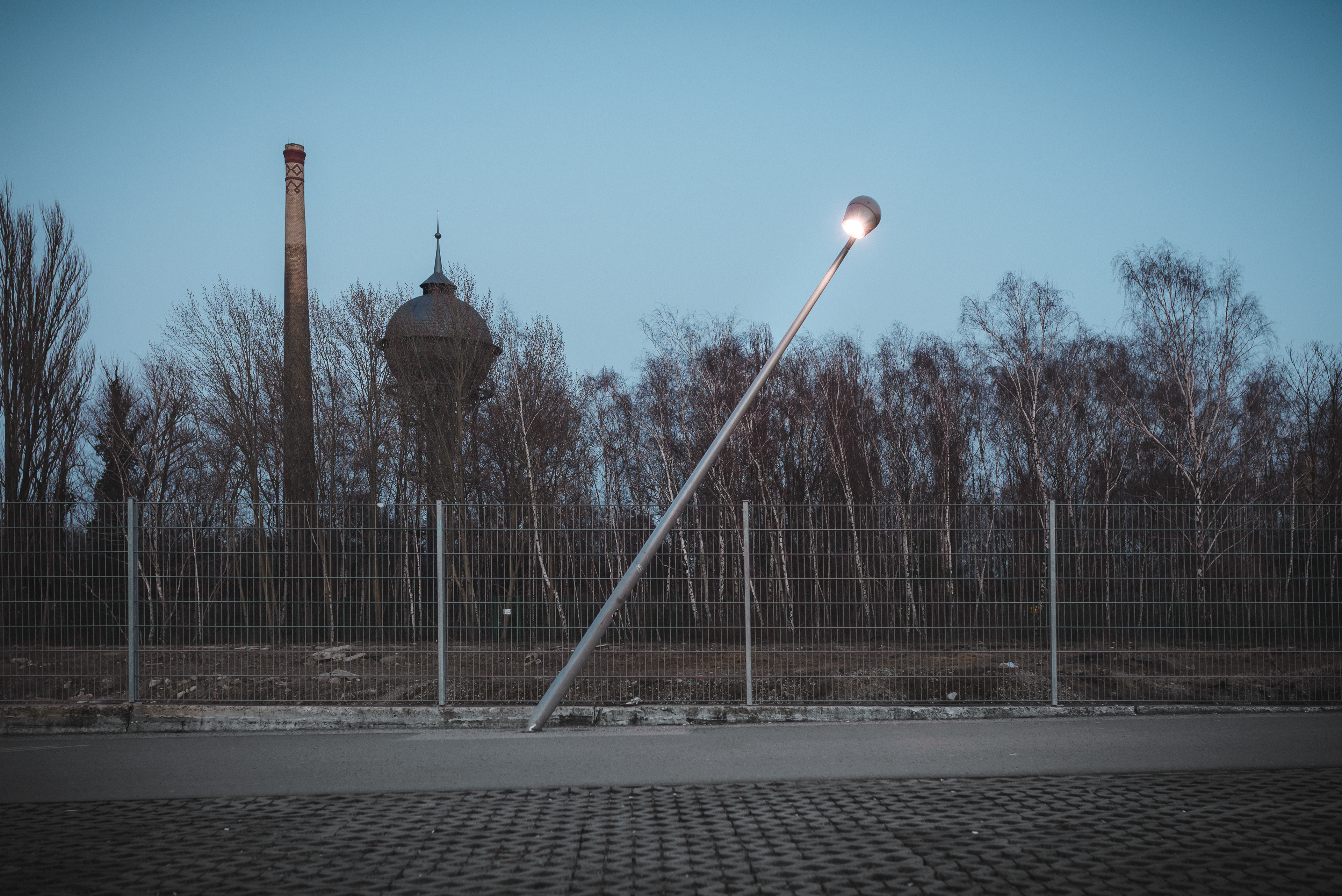 Gleisdreieck Lamppost