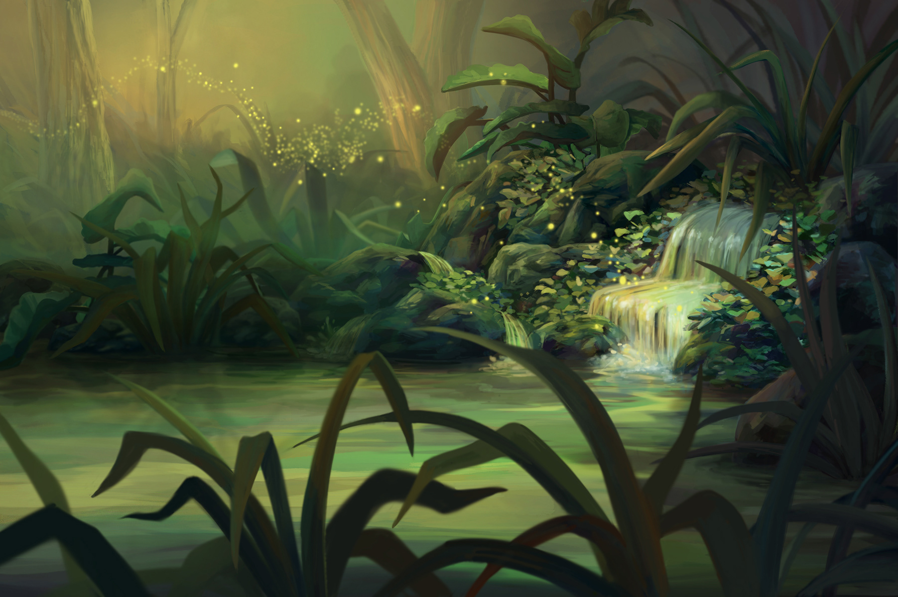 "Waterfall" Plein Air