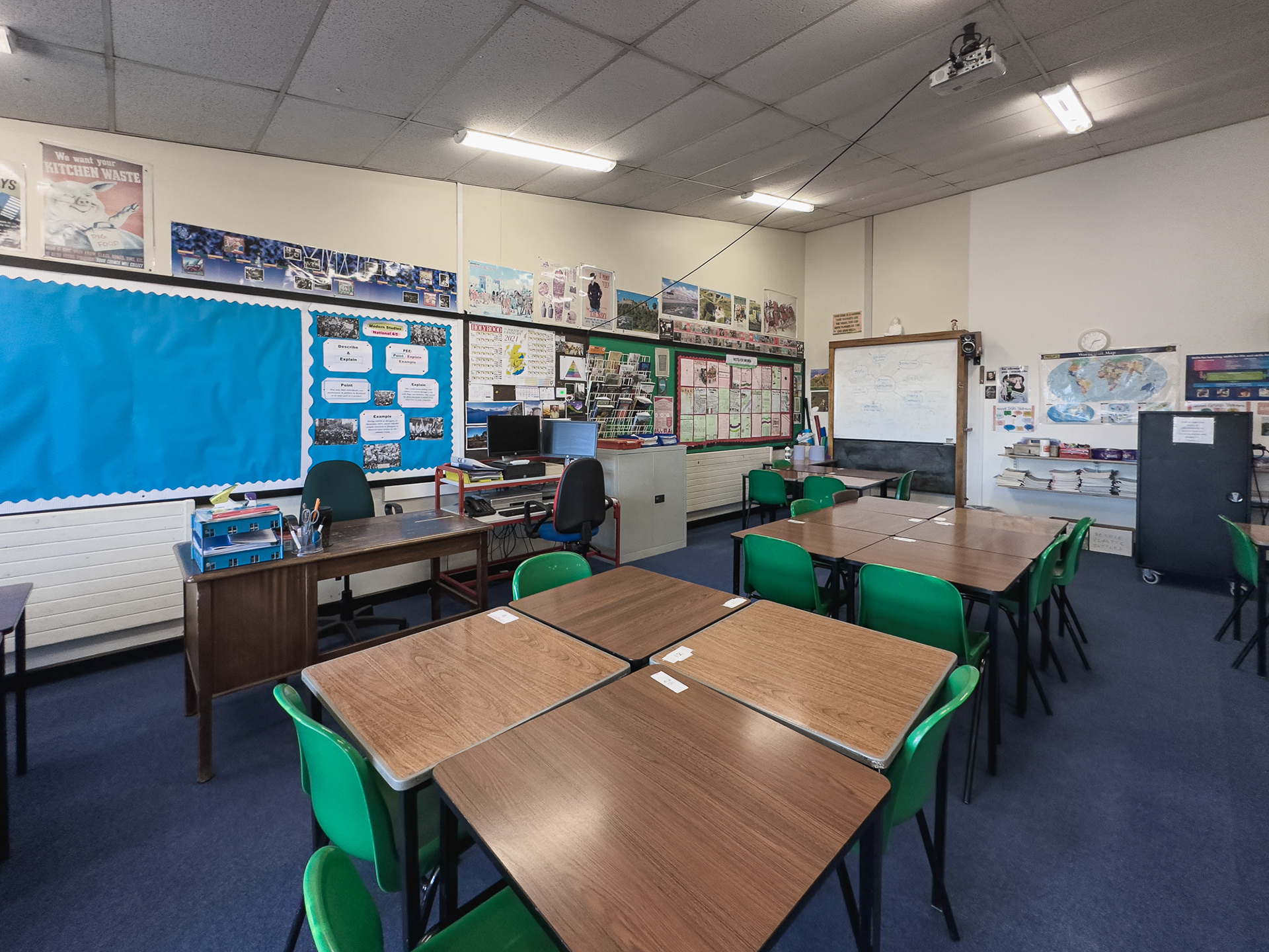 Mr Gordon's History classroom