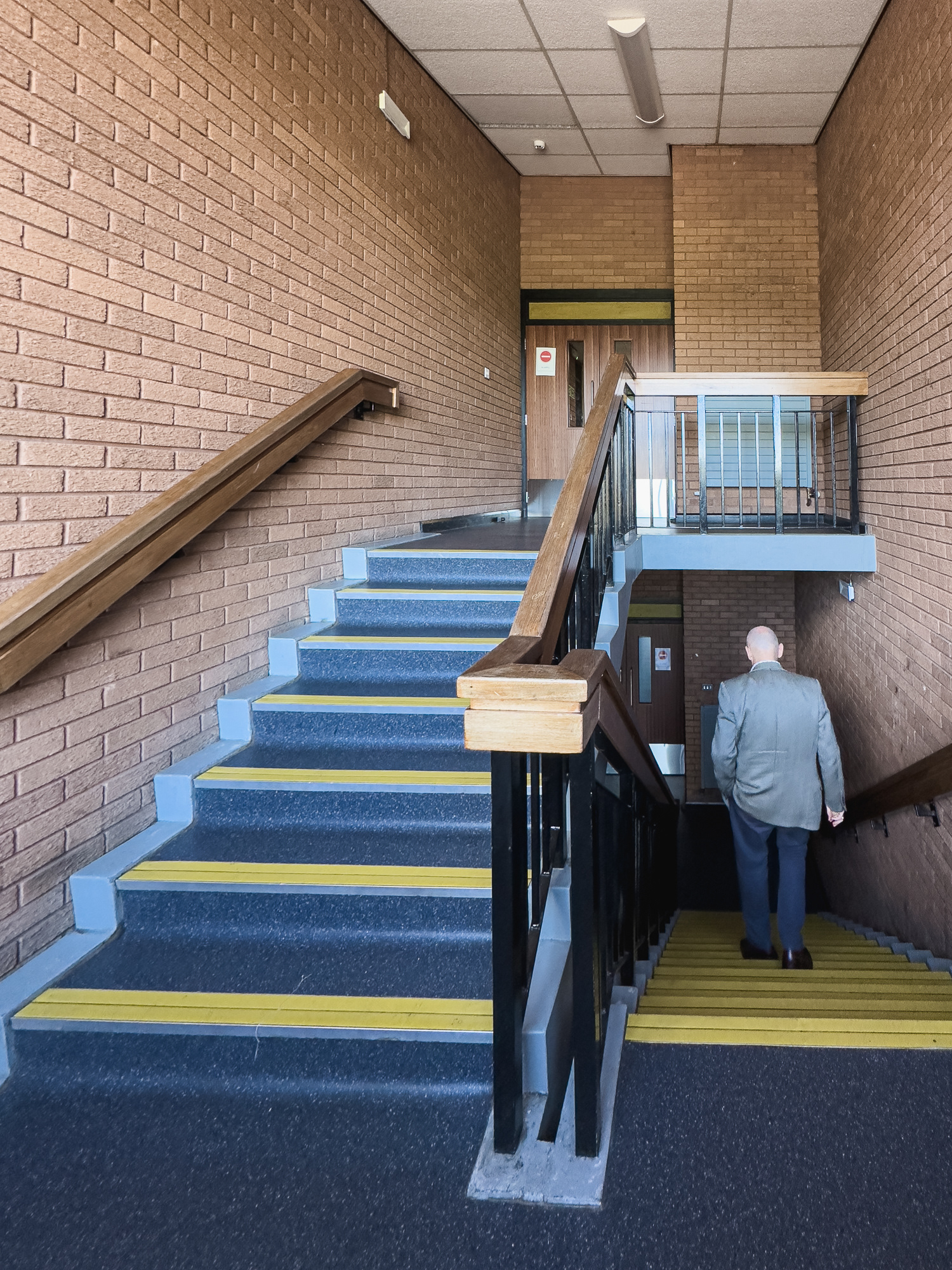 HE/English stairwell.