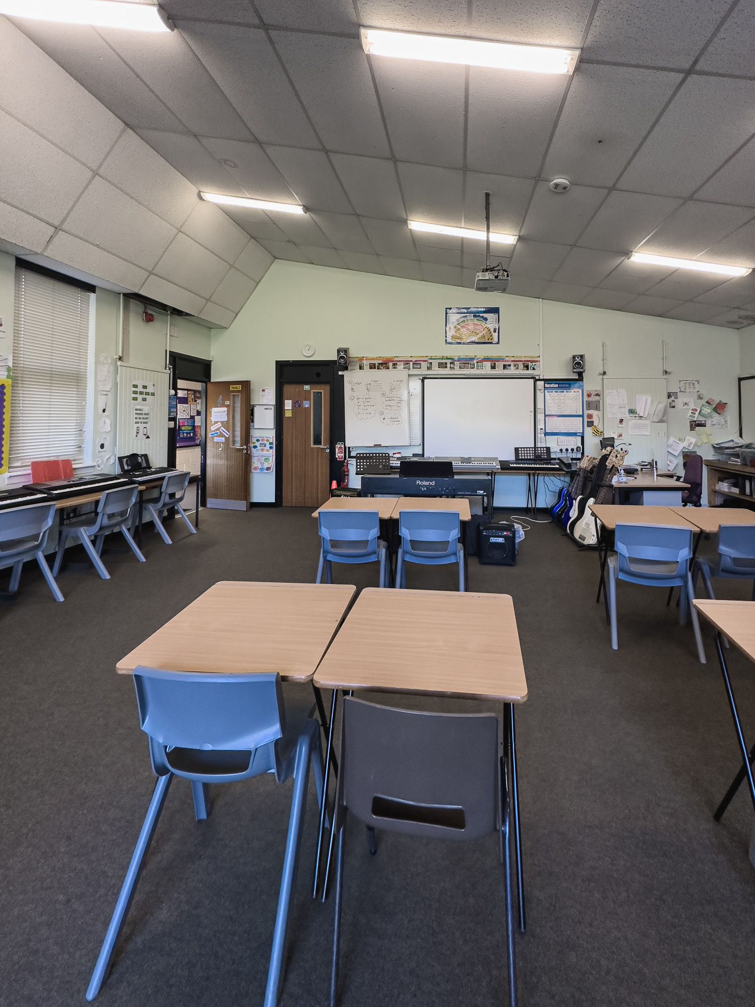 Main music classroom.