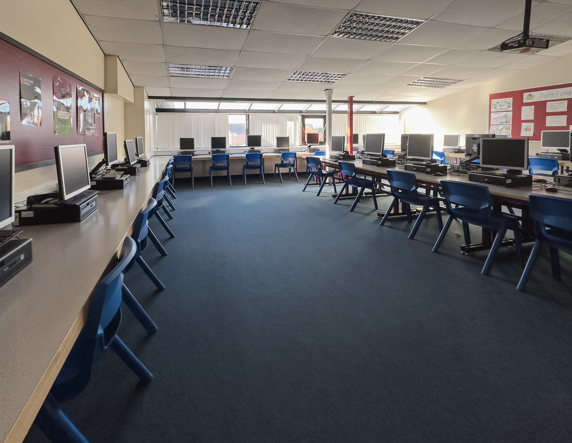 Computing room.