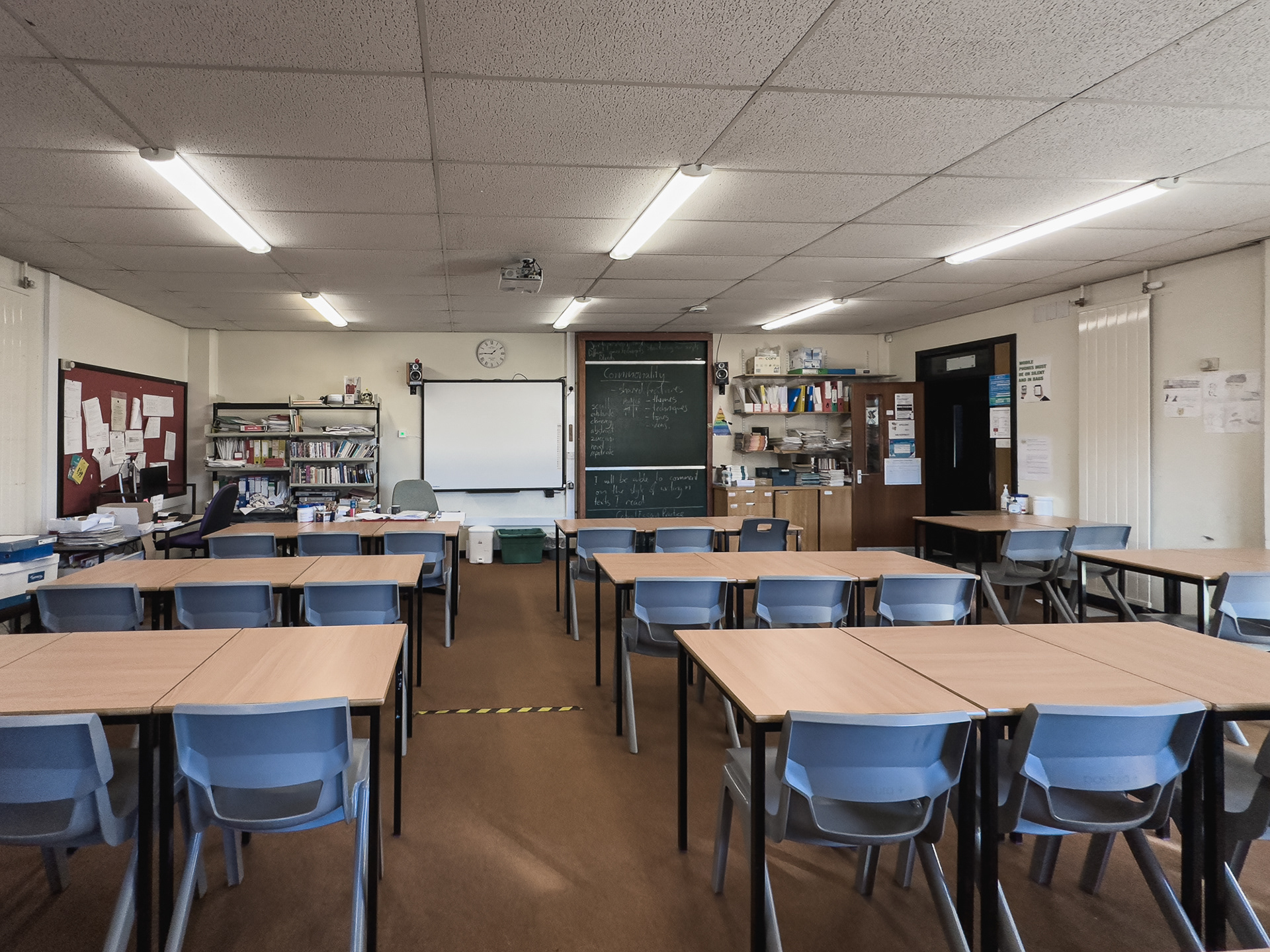 Mr Foston's classroom.