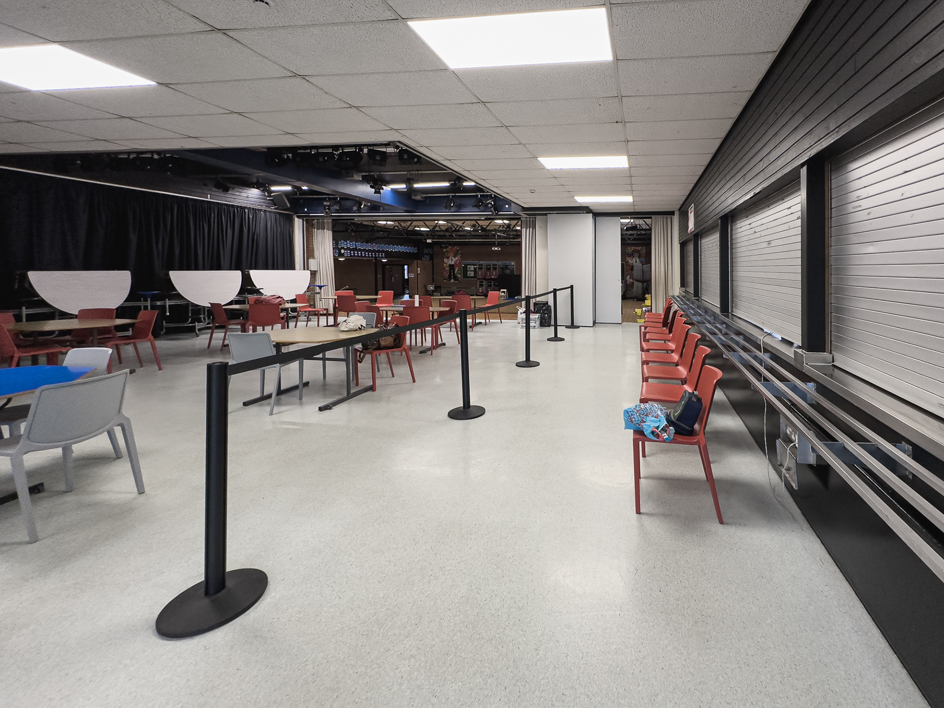 Dining Area - doubles as stage.