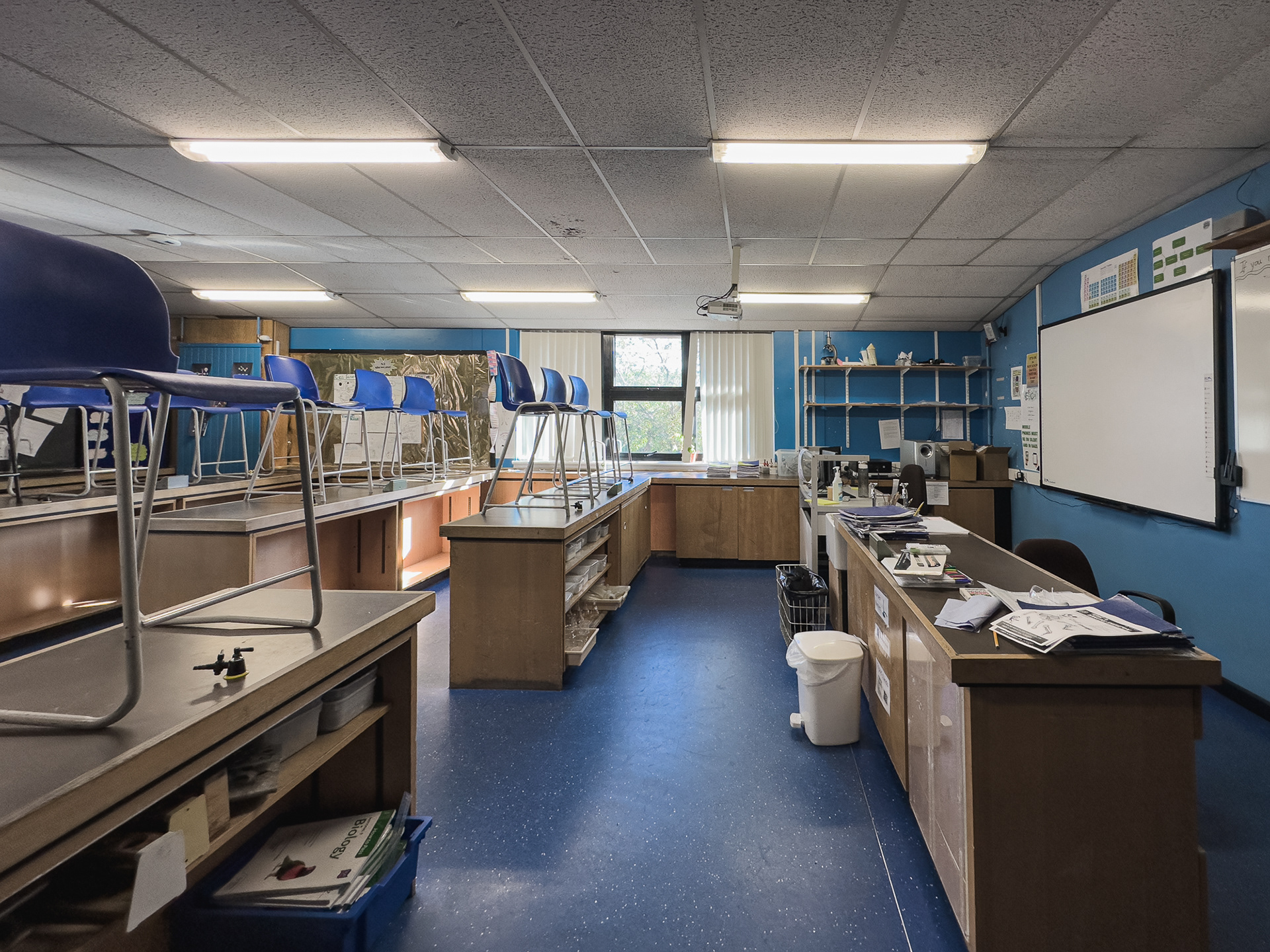 Mr Farmer's classroom.