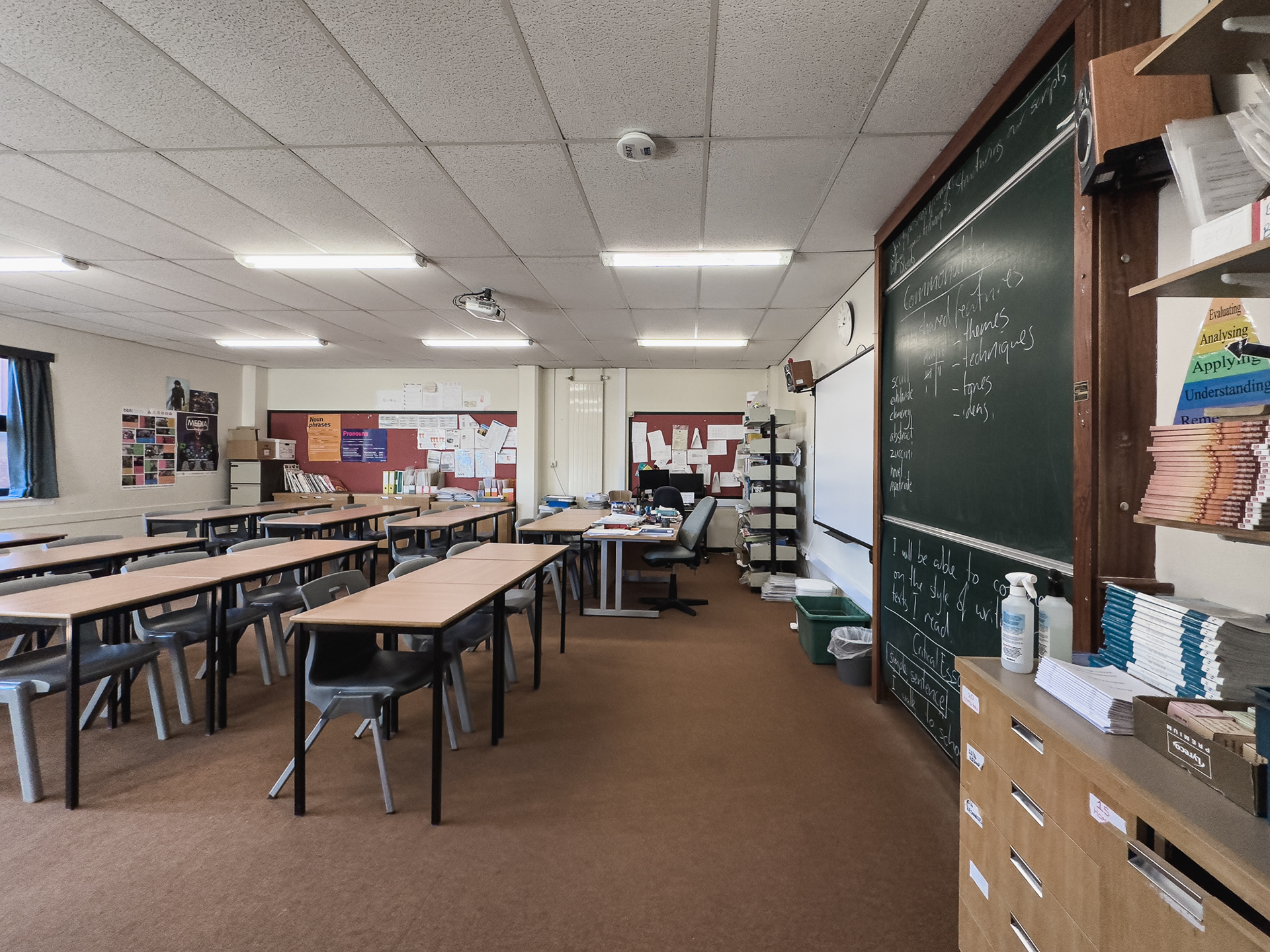 Mr Foston's classroom.