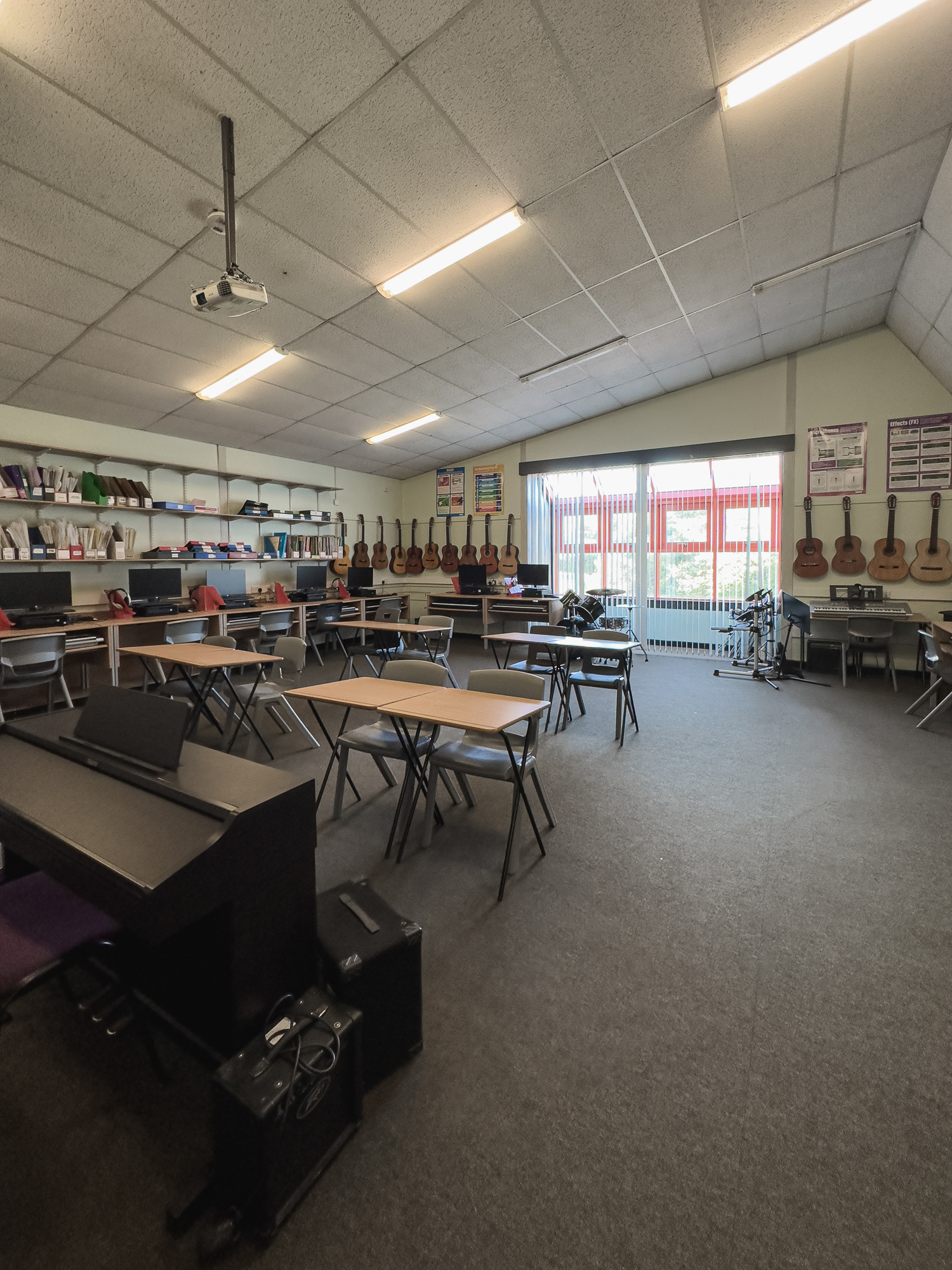 Main music classroom.