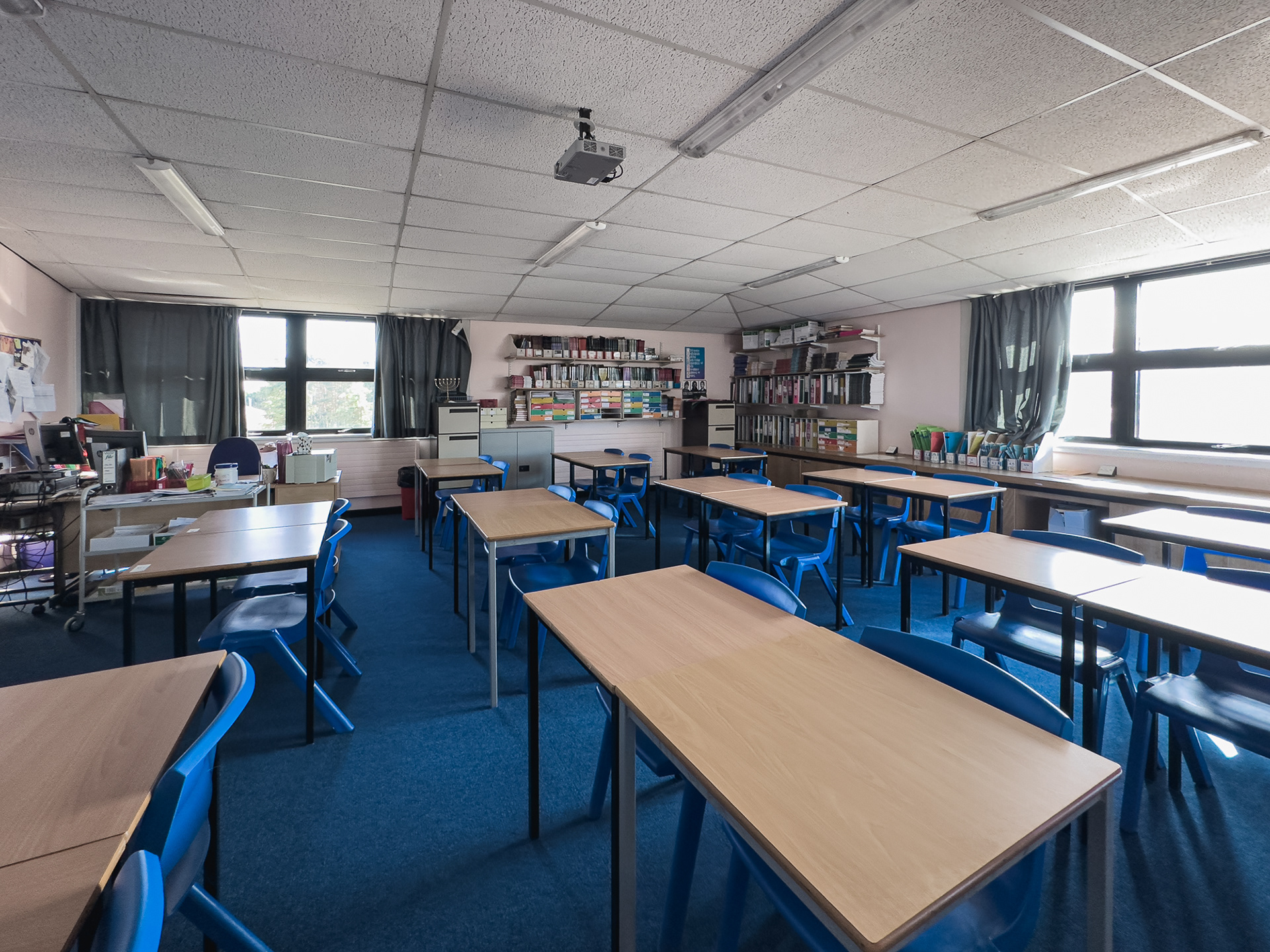 Geography classroom.