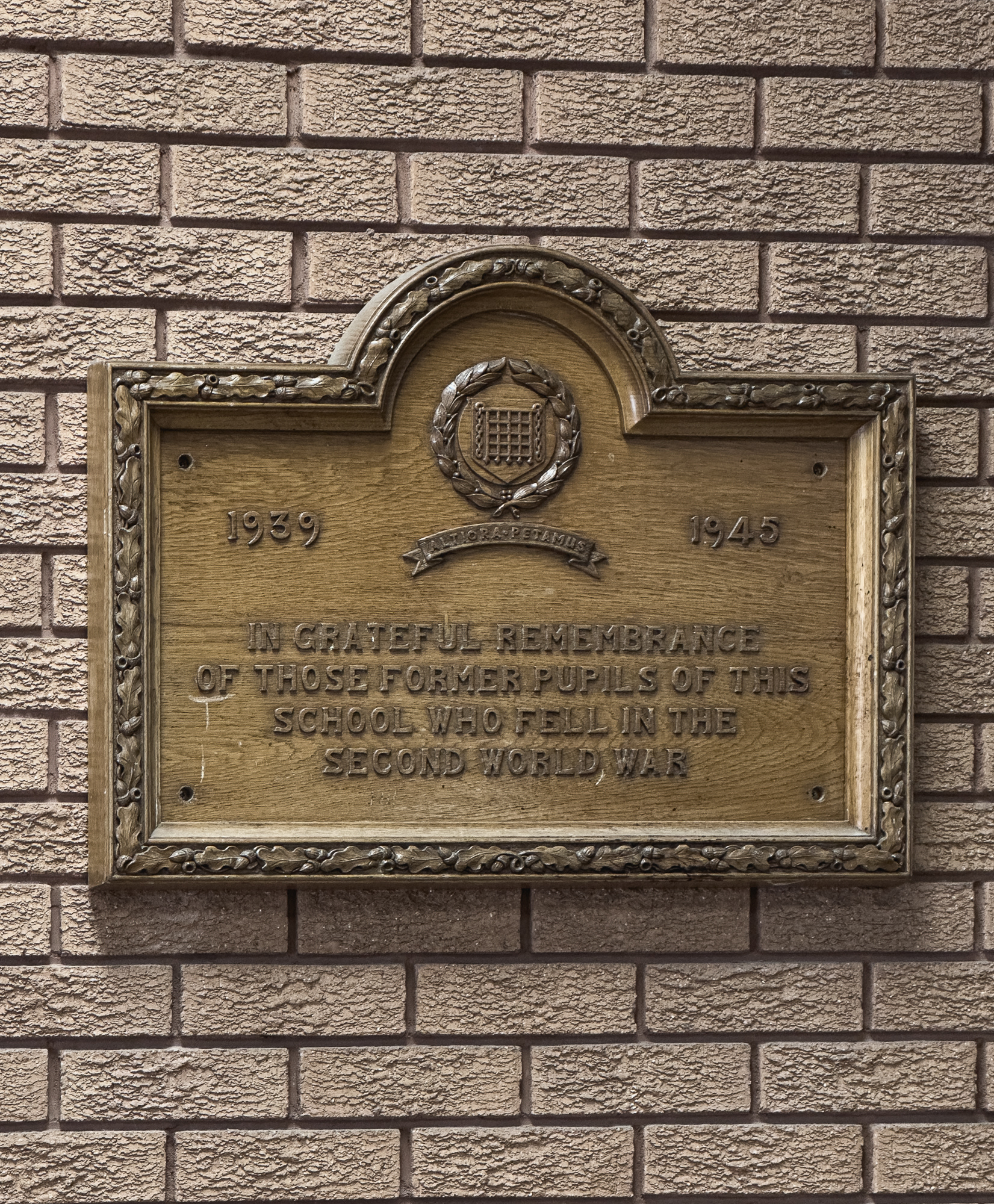 Memorial in the Main Hall