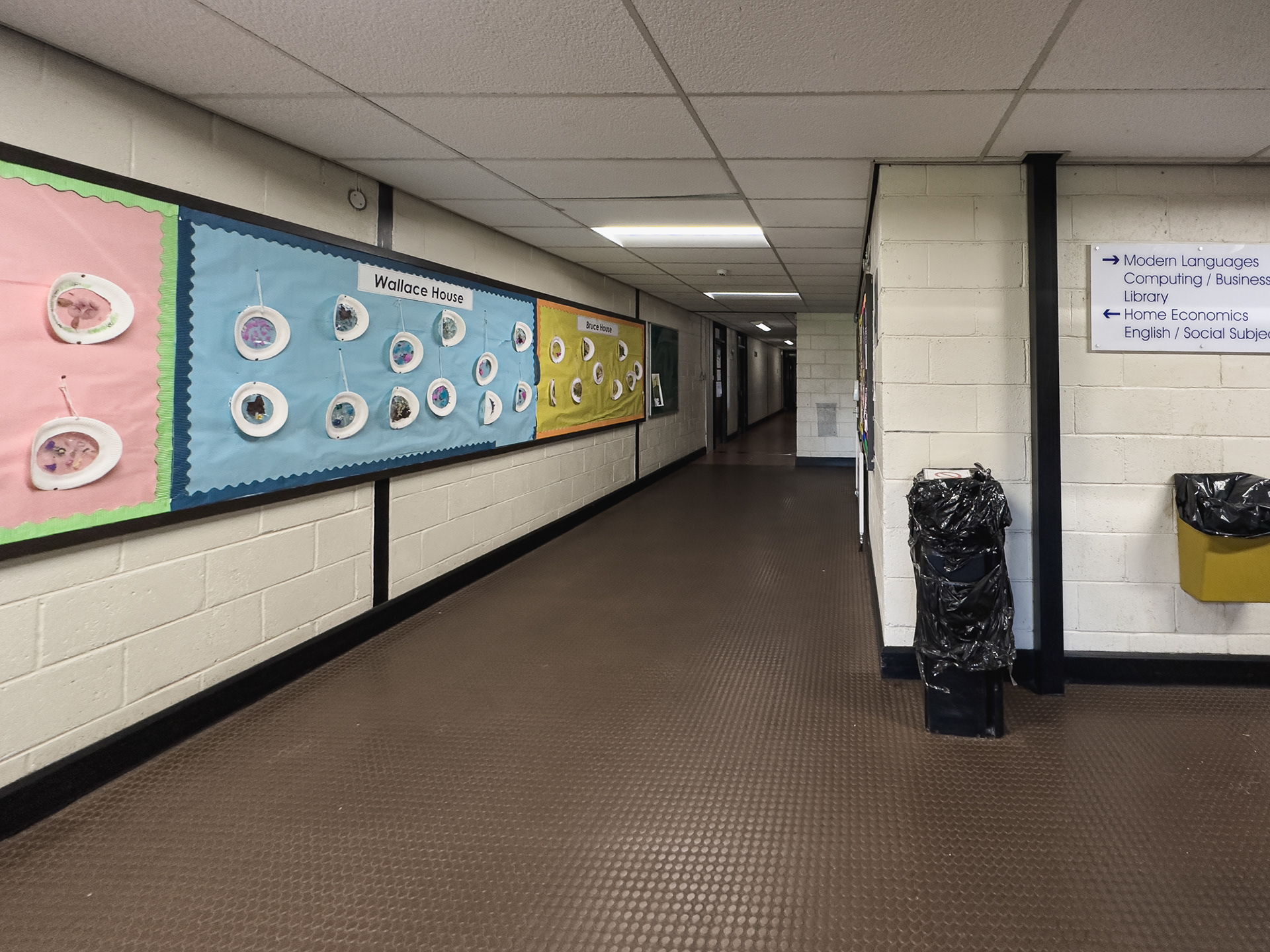 Looking towards language, history and geography depts.