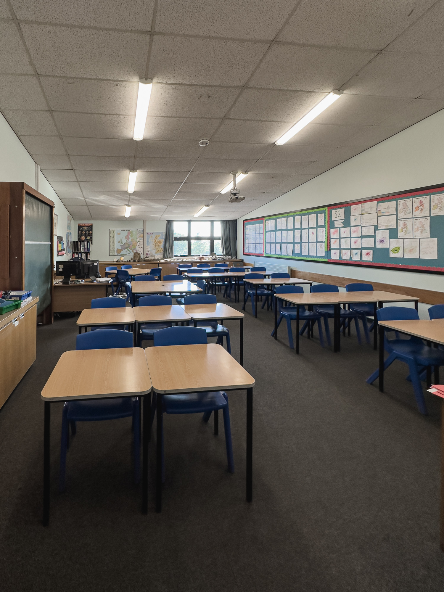 Mr Preston's classroom - was he Geography or History?