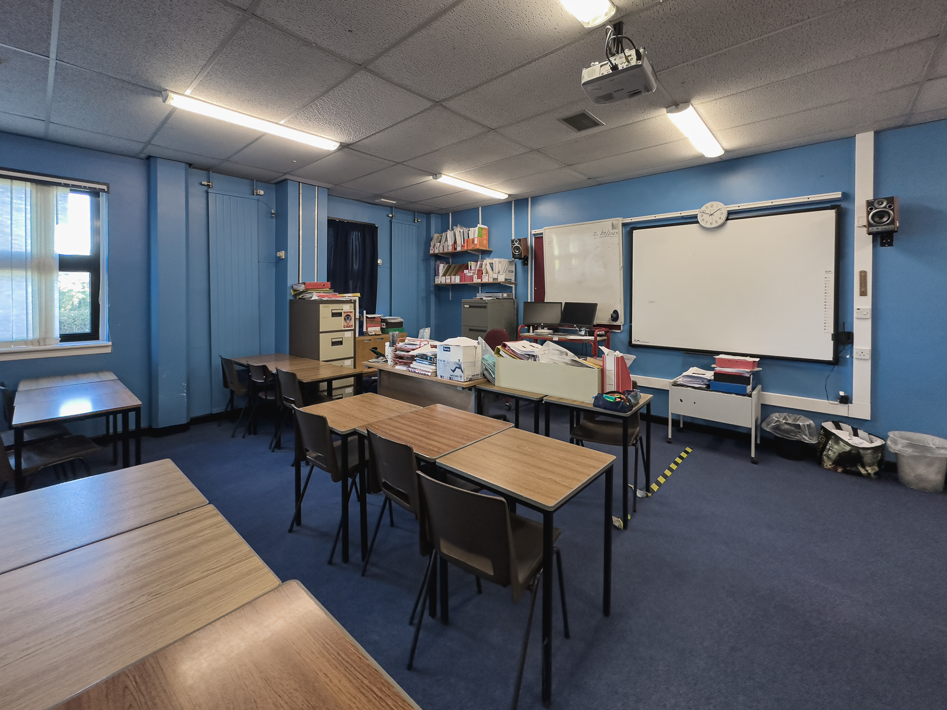 Mrs Bell's classroom.