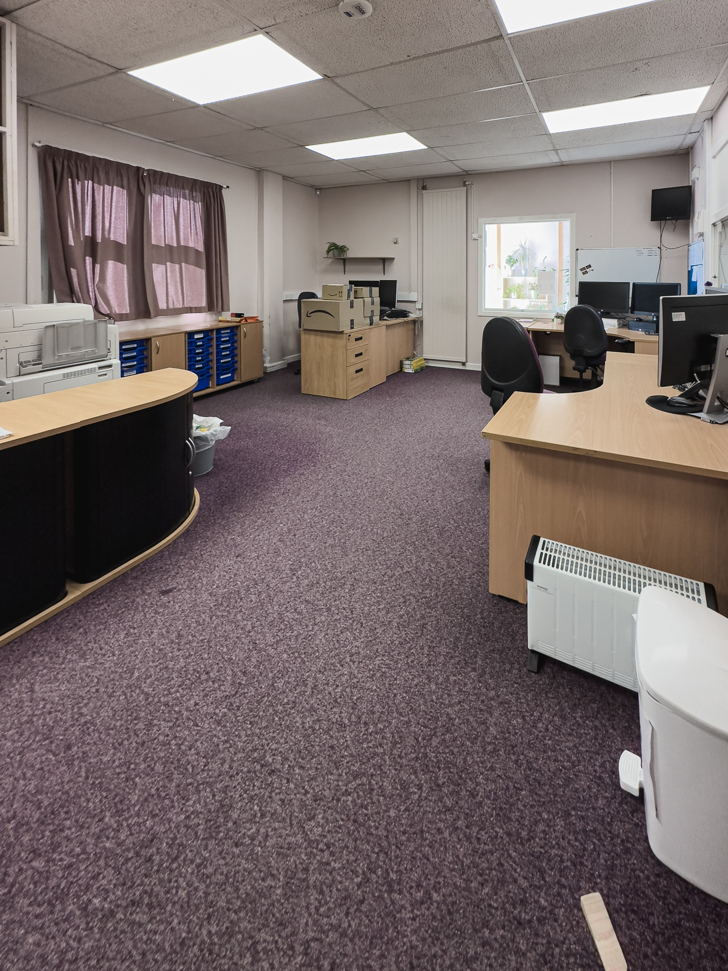 Reception Office - Has been knocked through to make a bigger office.