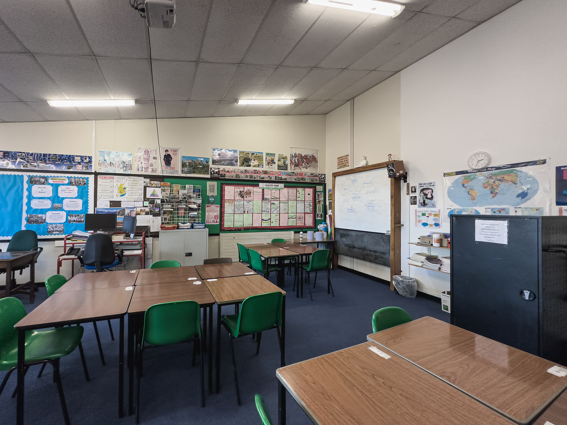 Mr Gordon's History classroom