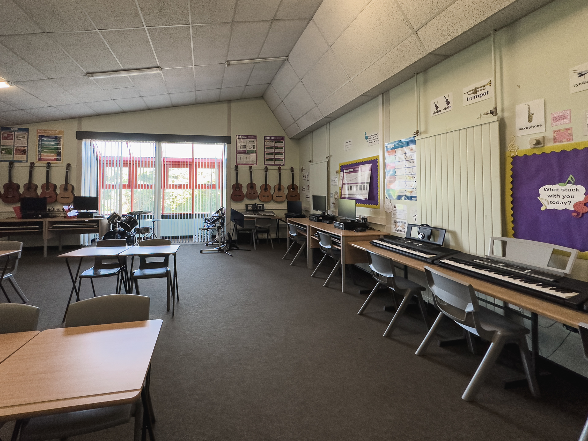 Main music classroom.