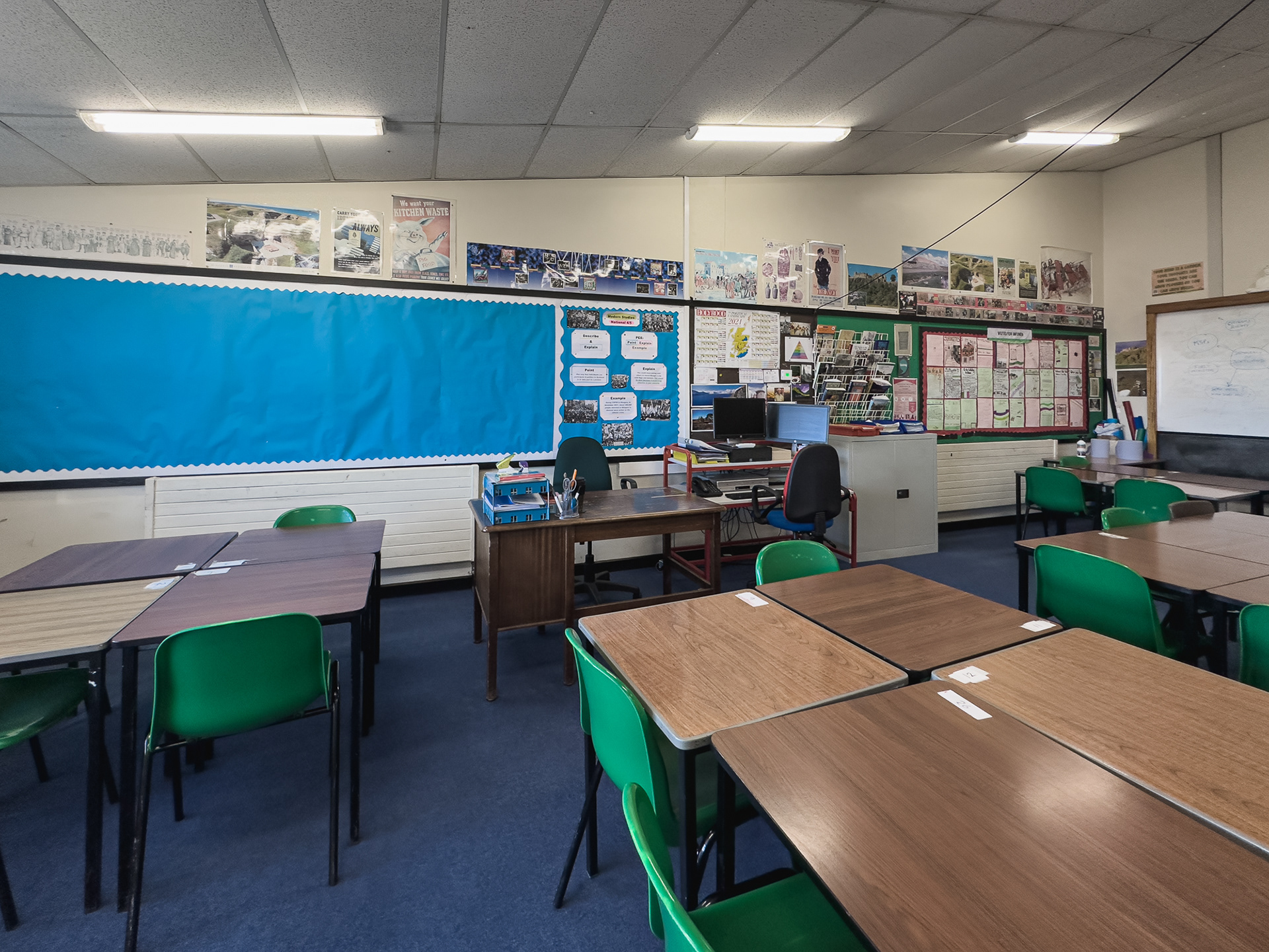 Mr Gordon's History classroom
