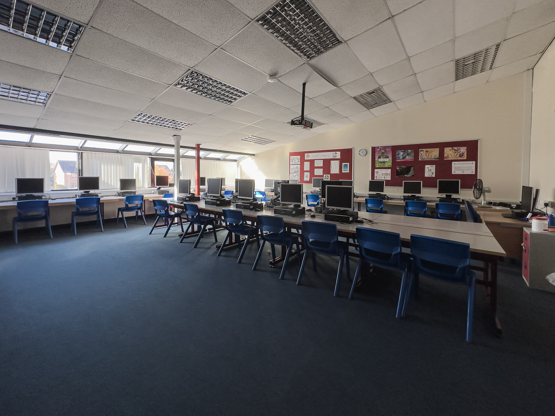 Computing room.