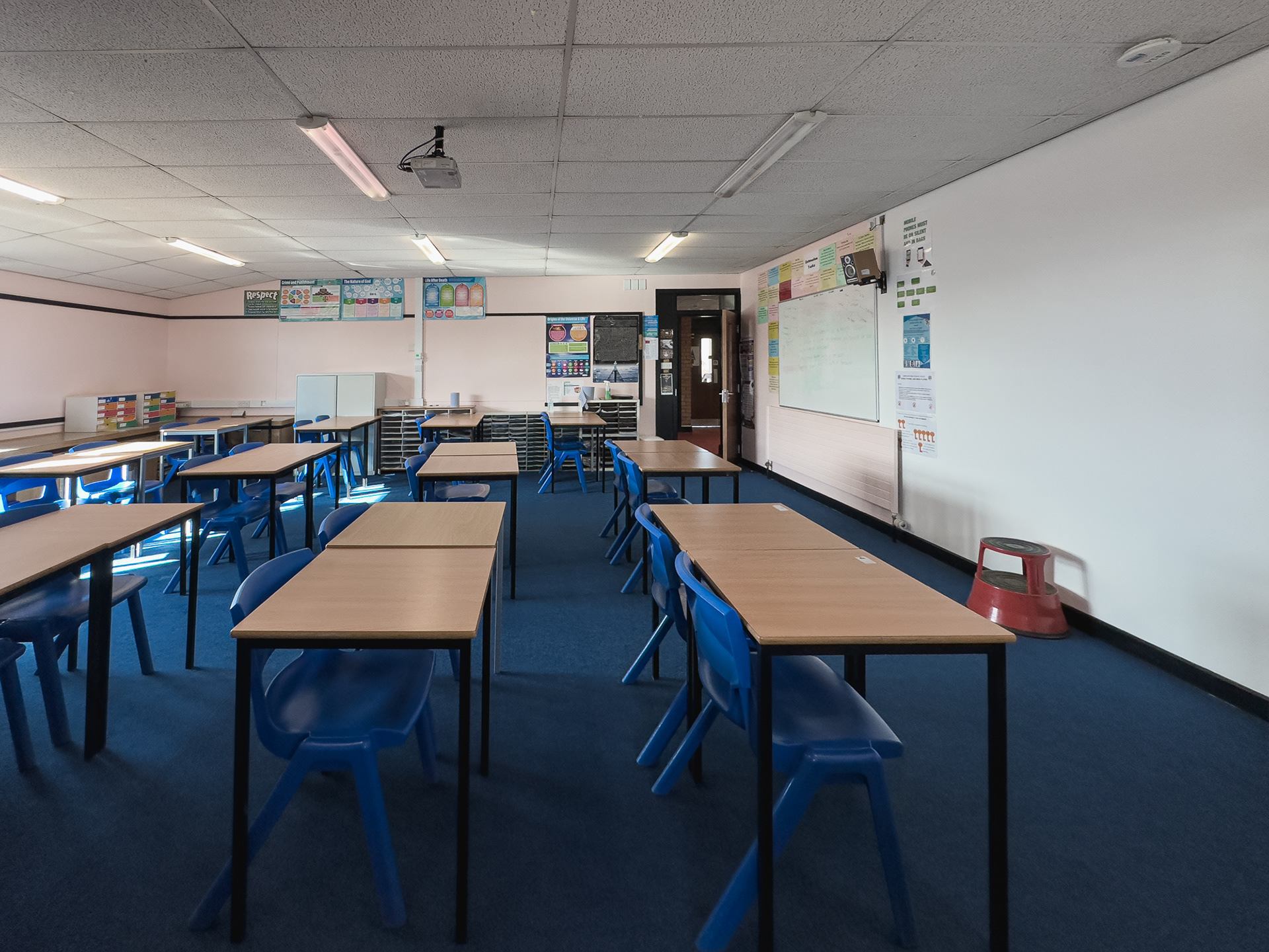 Geography classroom.