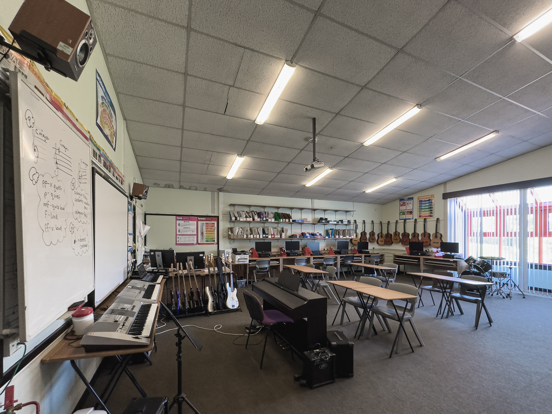 Main music classroom.
