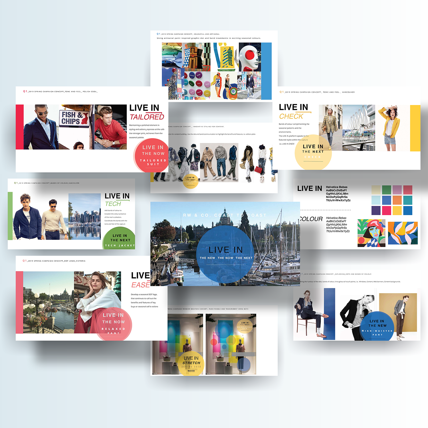 live in, the new, the now, the next, RW & CO. Spring Summer Campaign