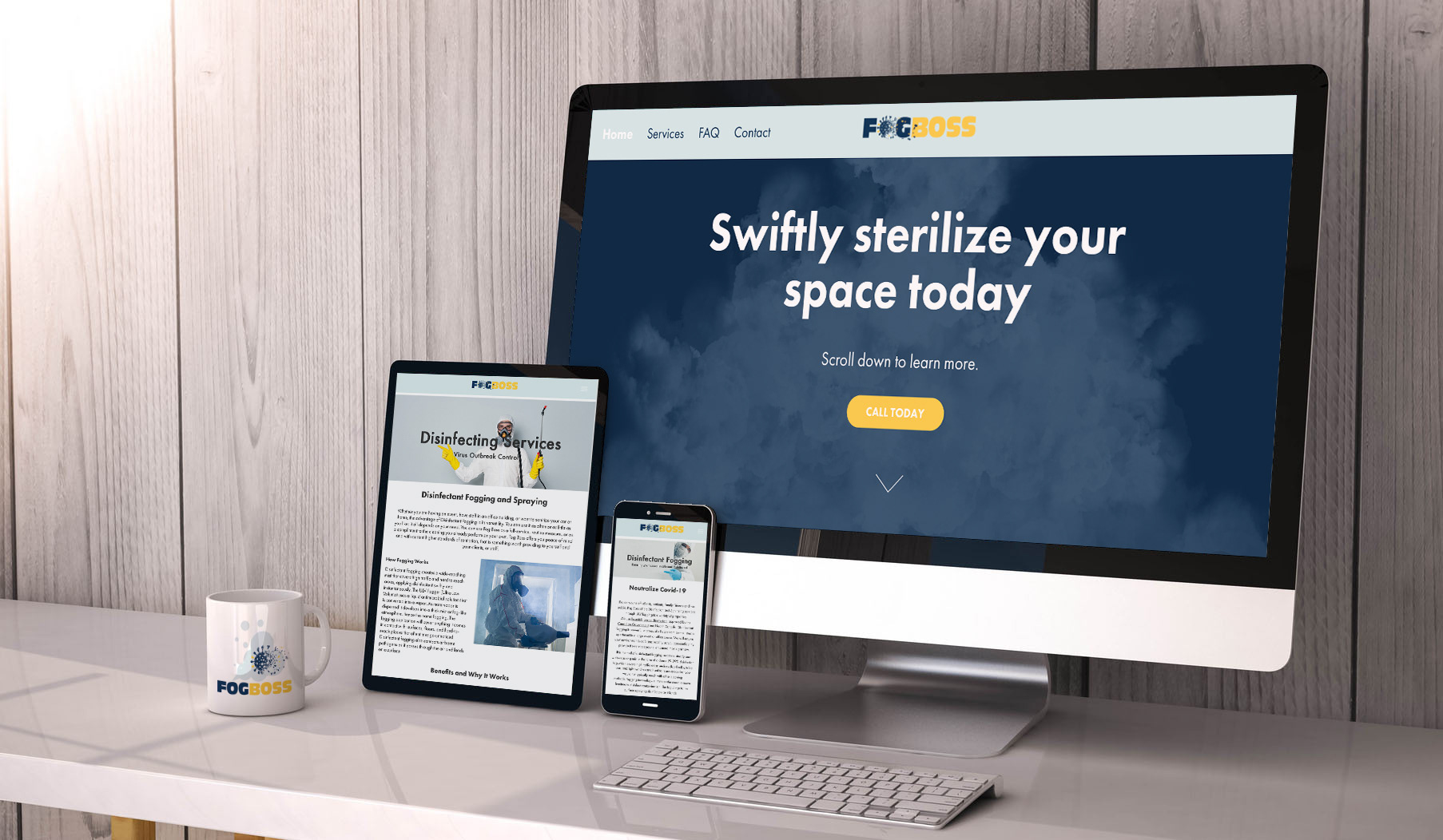 responsive website design on multiple devices