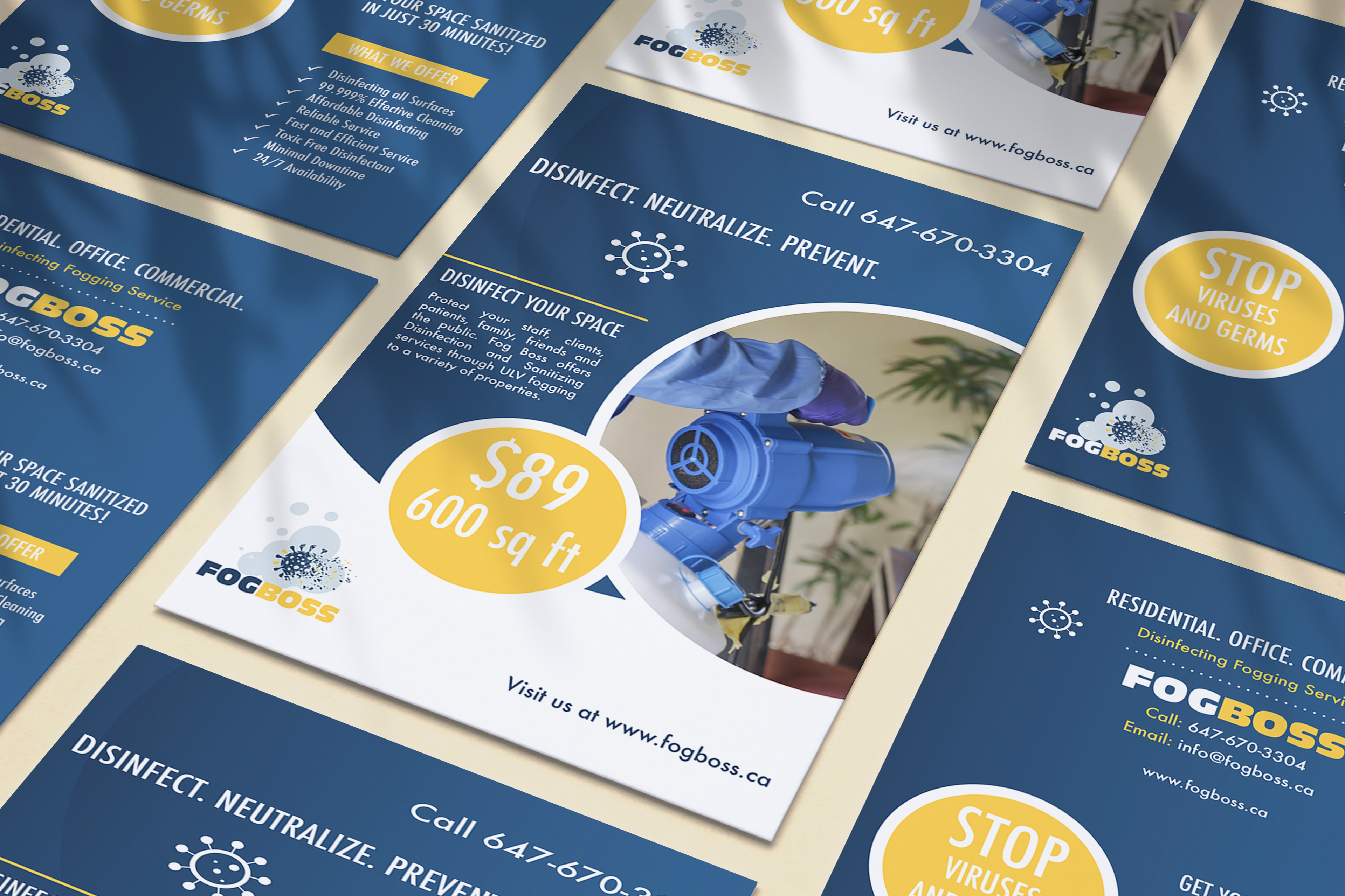 FogBoss Flyer Design