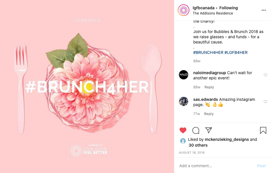 brunch4her, instagram posts